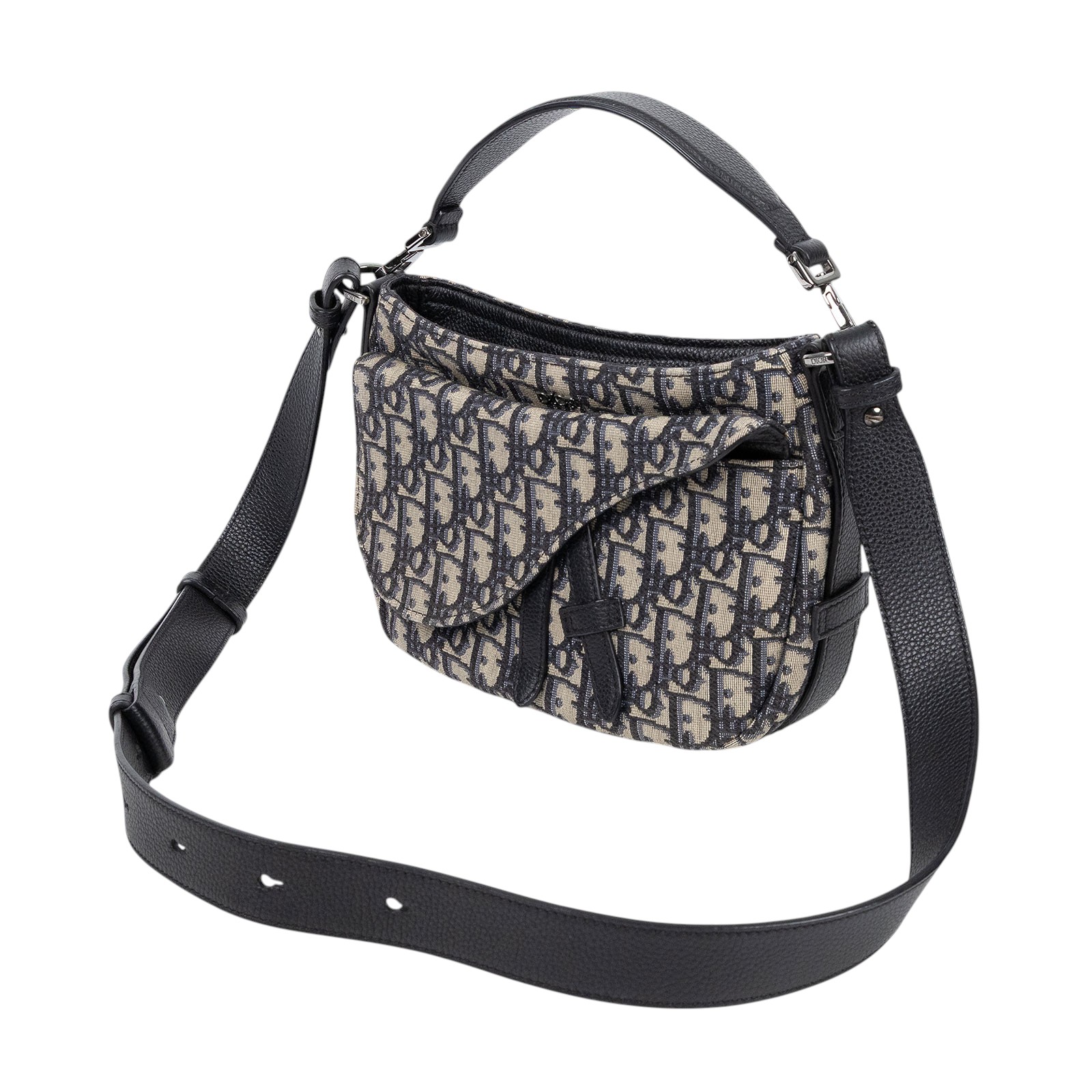 迪奧 CHRISTIAN DIOR Mini Saddle Soft 肩背包 1ADHO024YKY  原廠盒子/防塵袋/購買證明