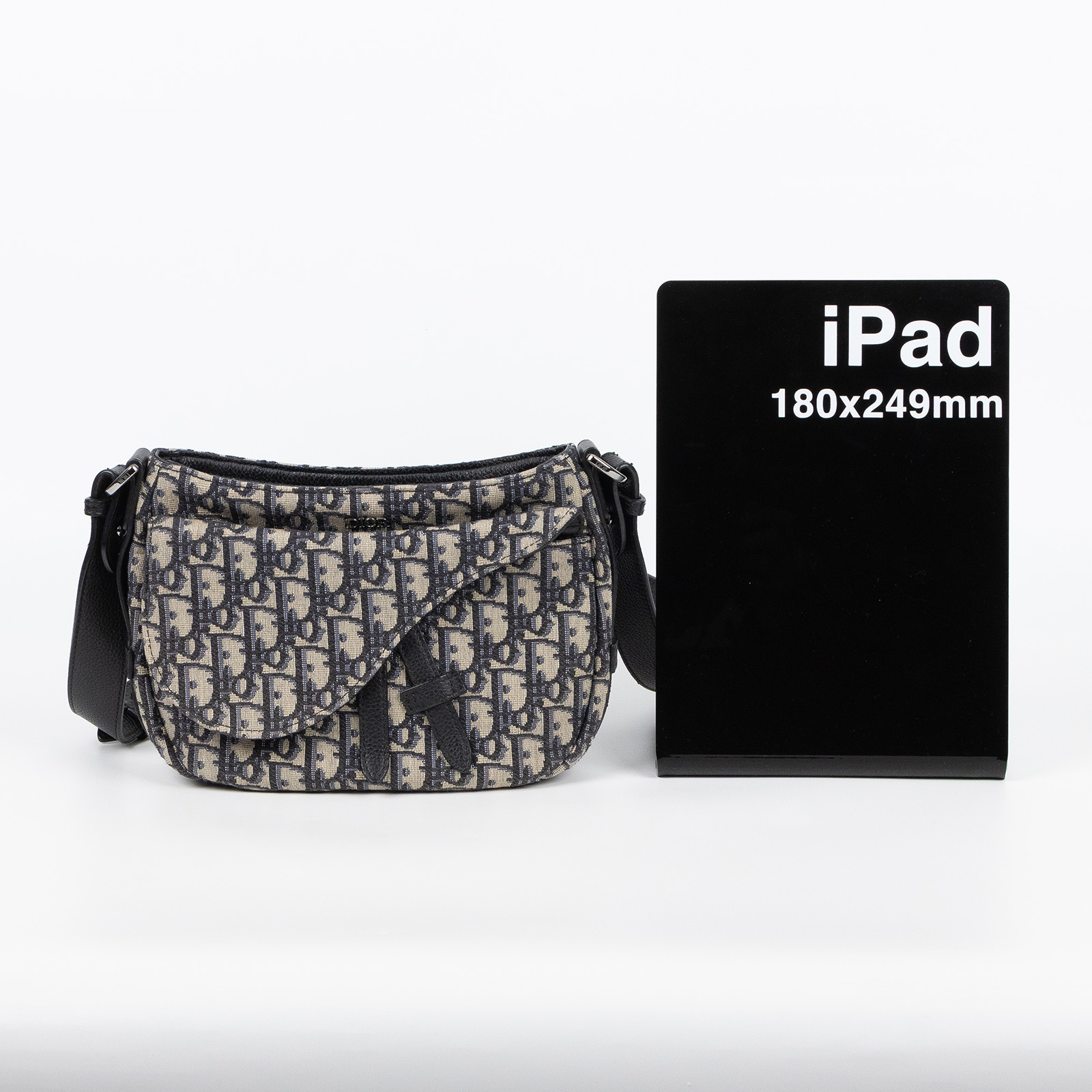 迪奧 CHRISTIAN DIOR Mini Saddle Soft 肩背包 1ADHO024YKY  原廠盒子/防塵袋/購買證明