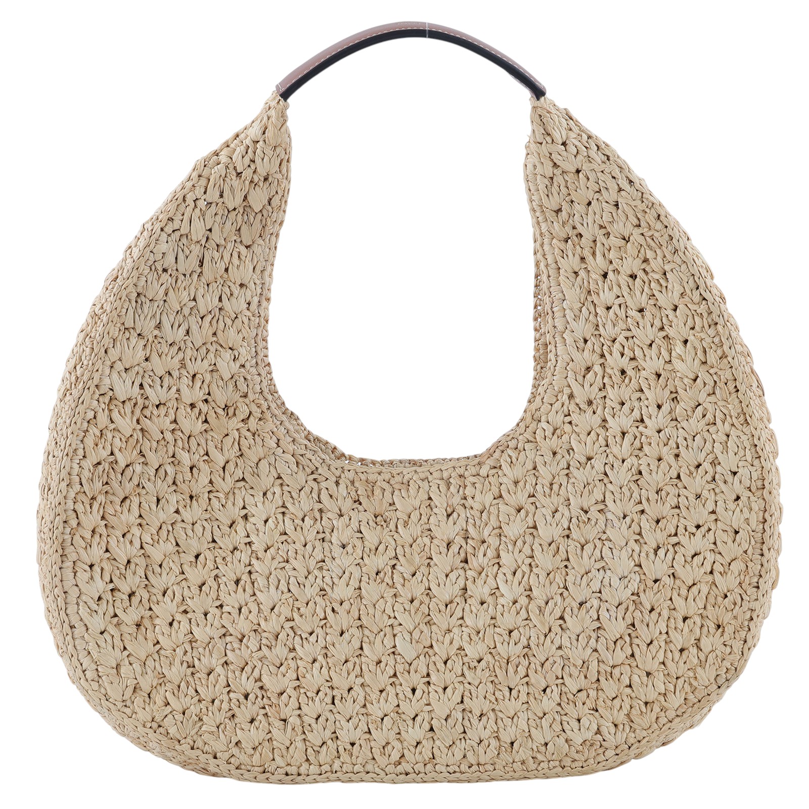 思琳 CELINE Hobo 經典提籃包 112772EYR 凱旋門草編HOBO包 防塵袋