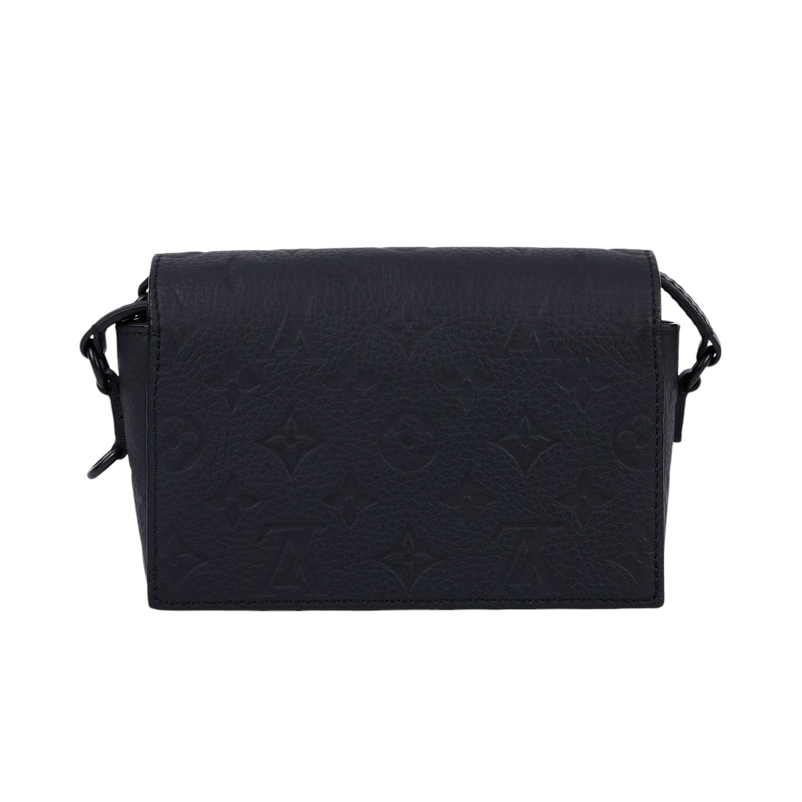 路易威登 LOUIS VUITTON Steamer 隨身 錢包 黑色 M81746 晶片款 黑原花壓紋Steamer肩背包 原廠盒子/防塵袋