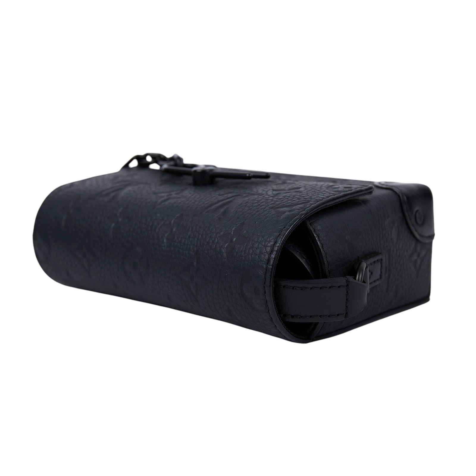 路易威登 LOUIS VUITTON Steamer 隨身 錢包 黑色 M81746 晶片款 黑原花壓紋Steamer肩背包 原廠盒子/防塵袋