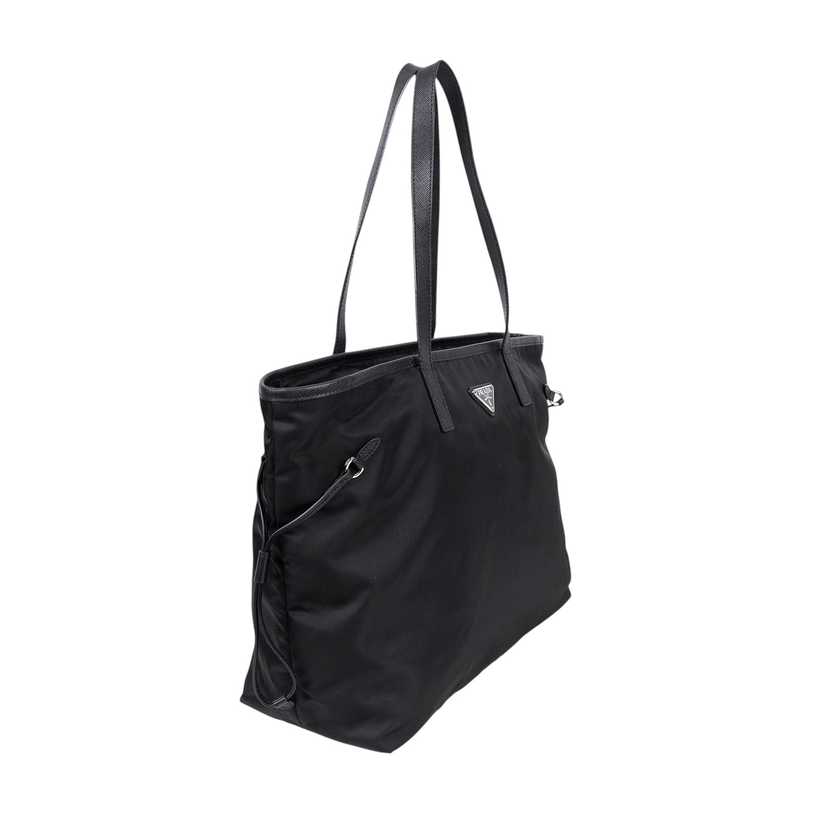 普拉達 PRADA Vela Borsa 尼龍 托特包 1BG401_V44 黑尼龍托特包 防塵袋/保證卡