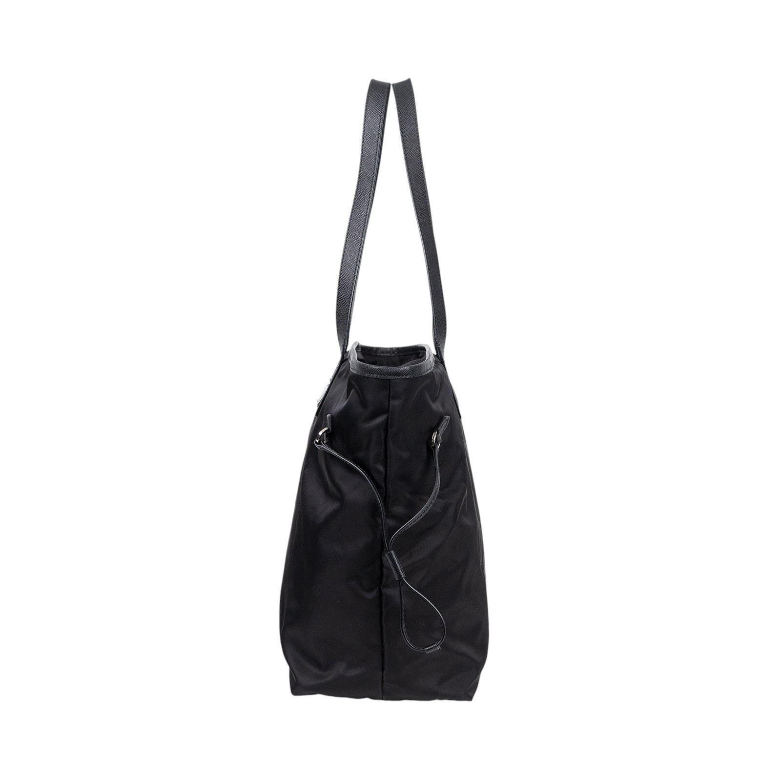 普拉達 PRADA Vela Borsa 尼龍 托特包 1BG401_V44 黑尼龍托特包 防塵袋/保證卡