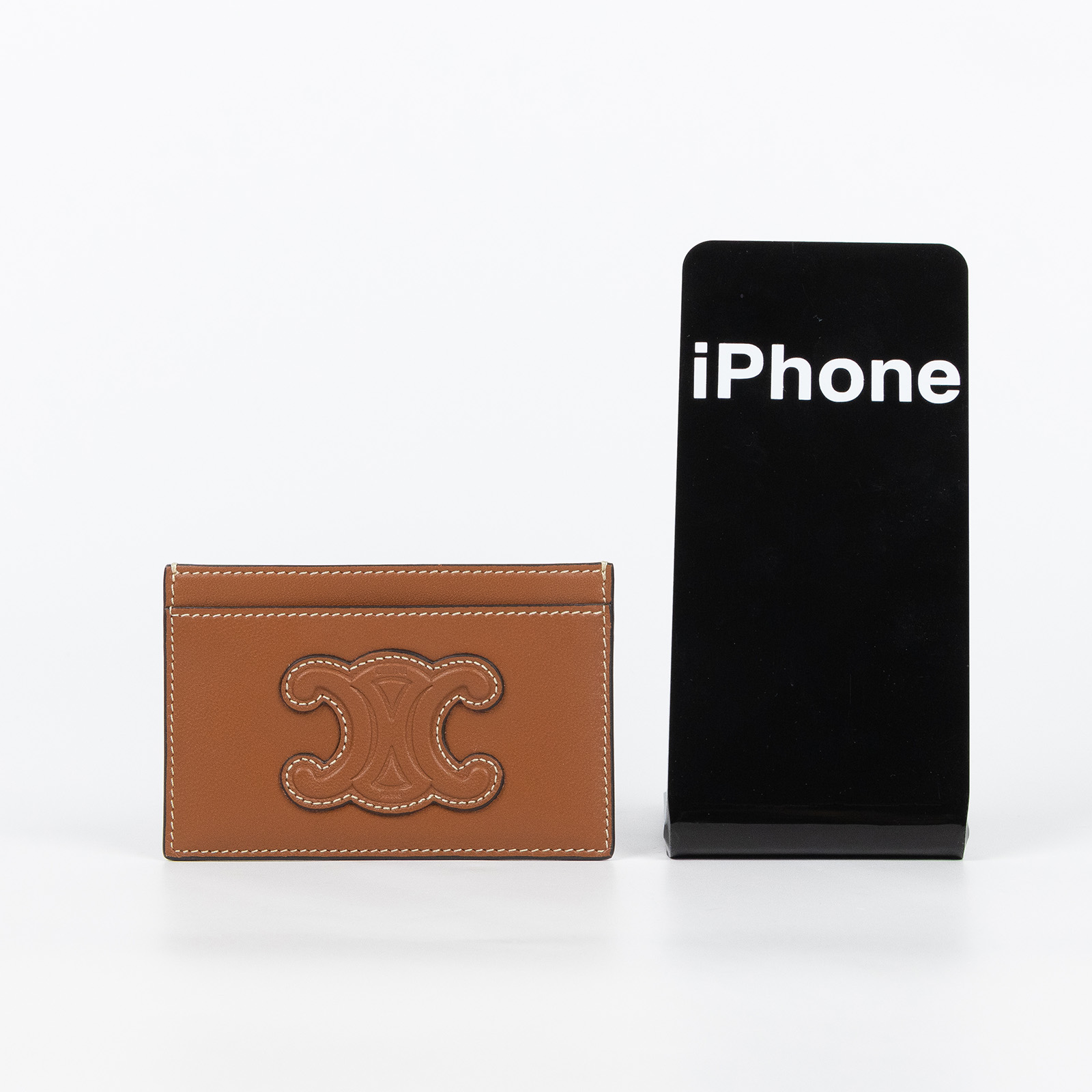 思琳 CELINE 卡包 10B703EMJ 棕凱旋卡夾 原廠盒子/防塵袋/購買證明