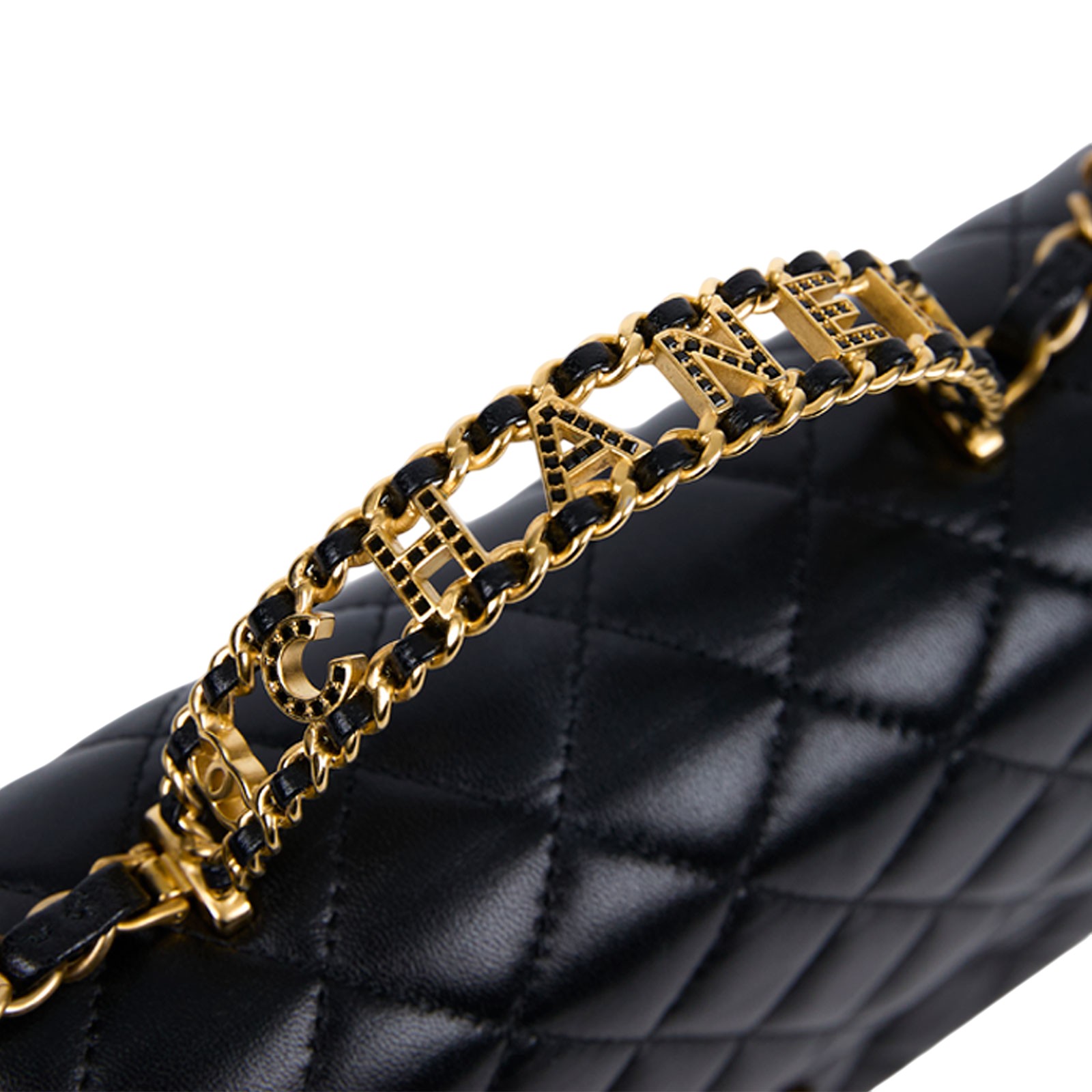 香奈兒 CHANEL Handle 手提 口蓋包 AS4530 B14824 晶片款 黑羊手提包 防塵袋/購買證明/原廠盒子