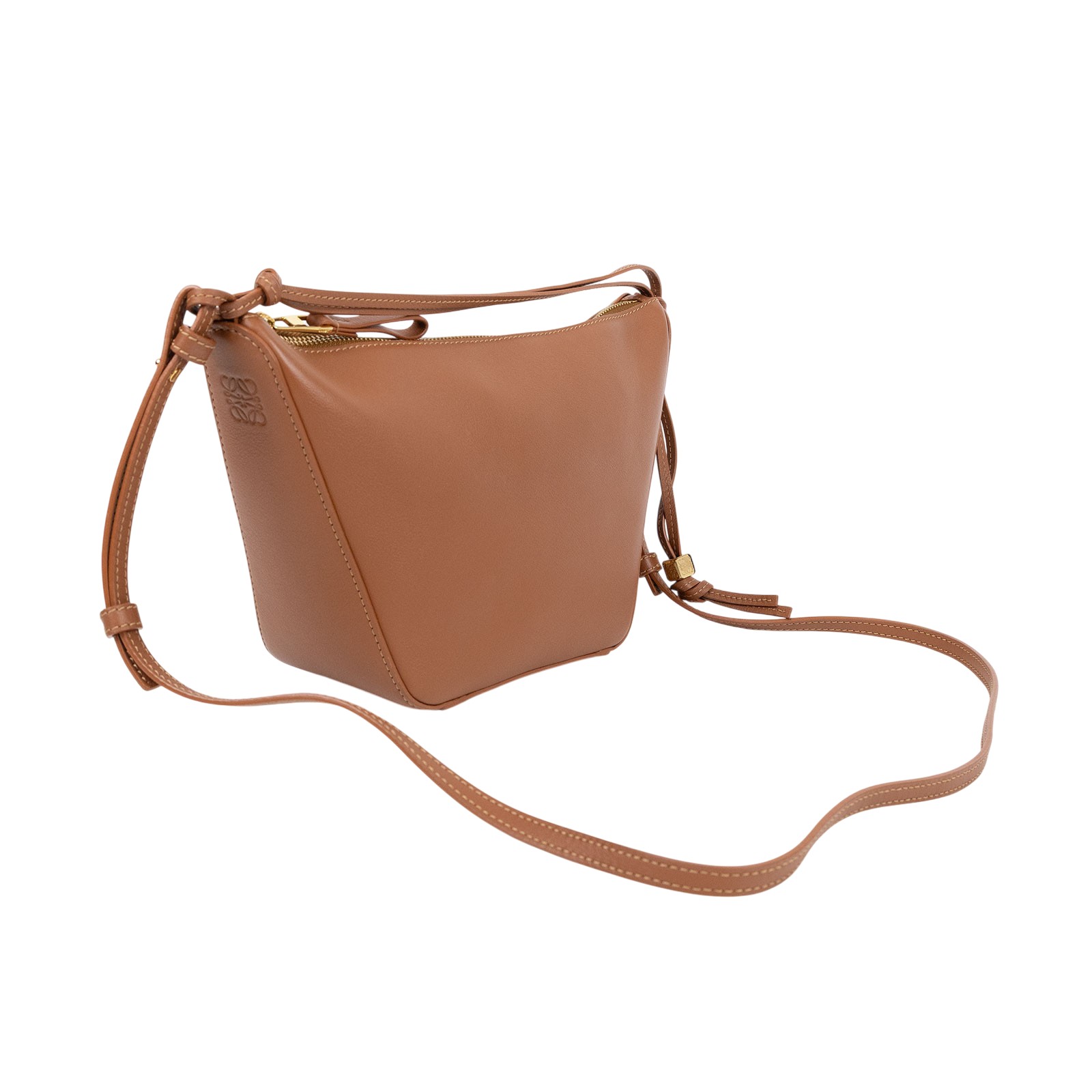 羅意威 LOEWE Mini Hammock Hobo bag 迷你 吊床包 A538G13X01 焦糖HAMMOCK HOBO MINI 防塵袋