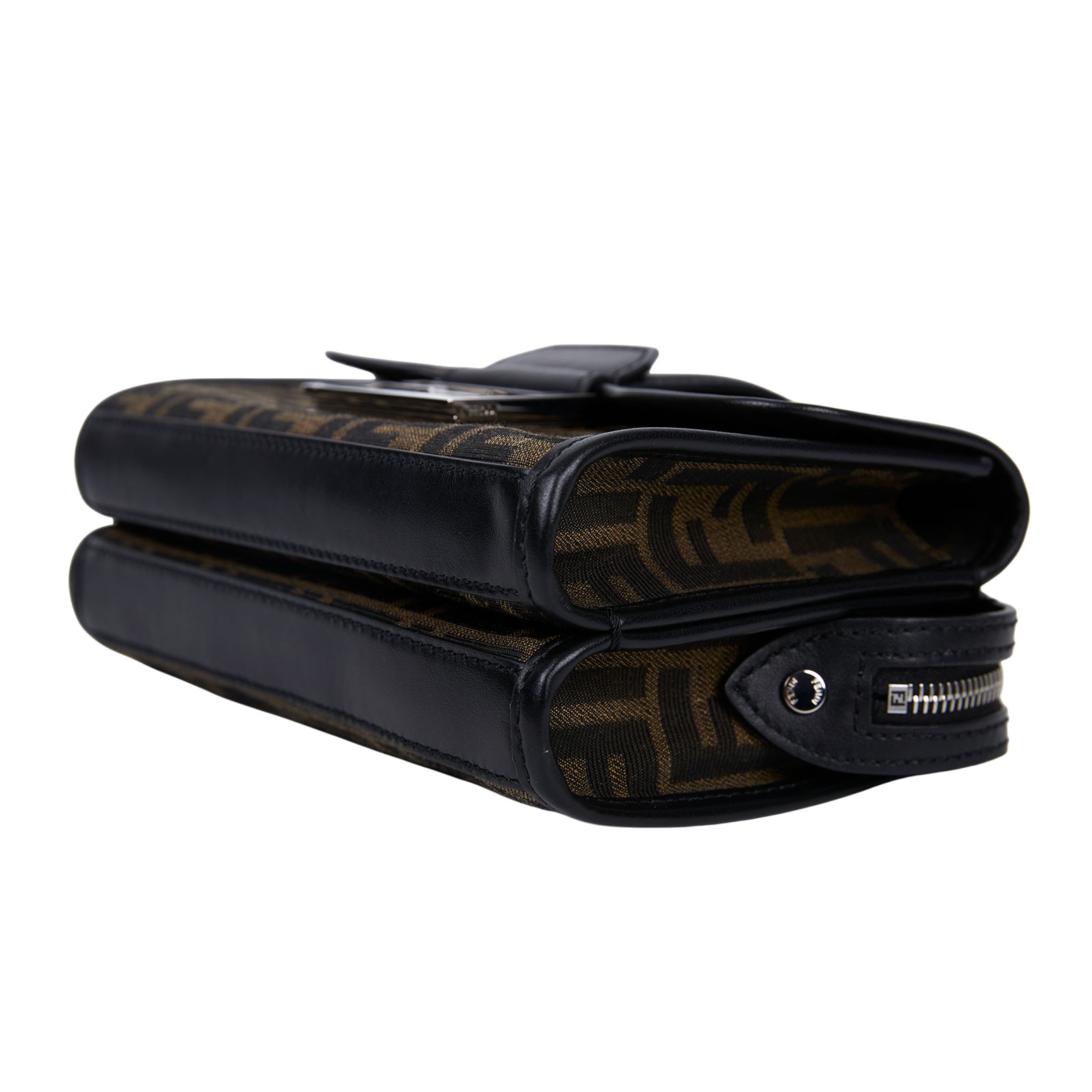 芬迪 FENDI Baguette Double 斜背包 7VA649ALWK 棕Double Baguette 防塵袋