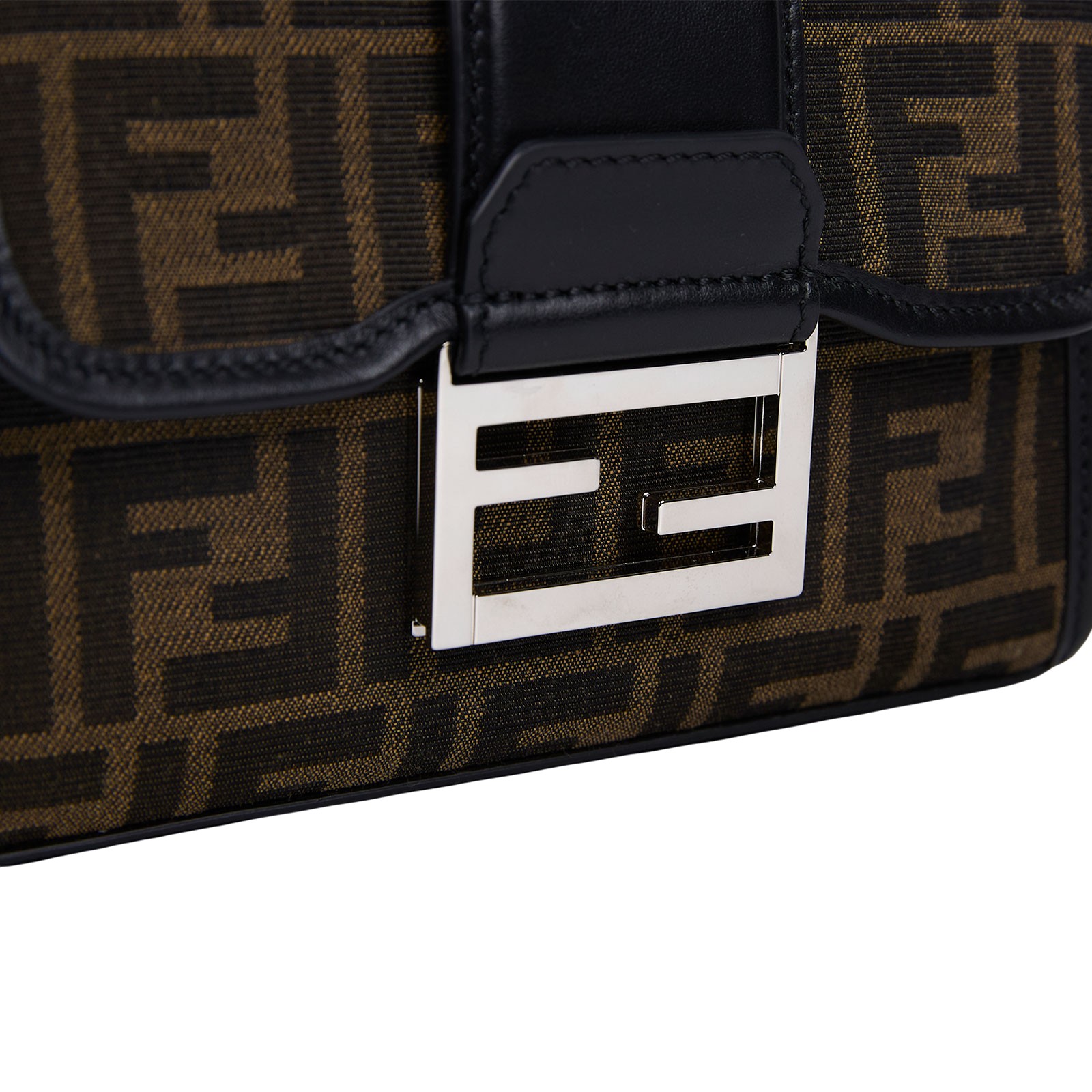 芬迪 FENDI Baguette Double 斜背包 7VA649ALWK 棕Double Baguette 防塵袋