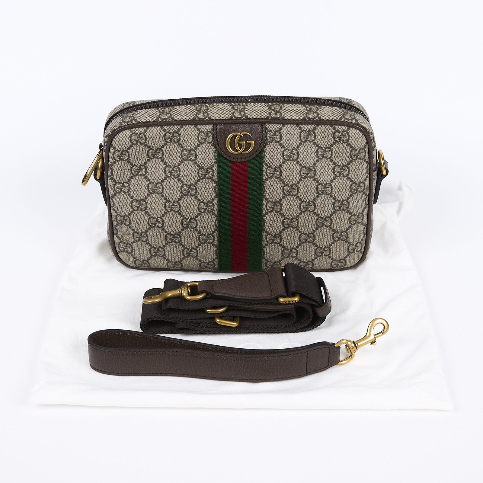 古馳 GUCCI Ophidia 斜挎包 小型 ‎839155 FAEOF Ophidia系列小号斜挎包 防塵袋/背帶