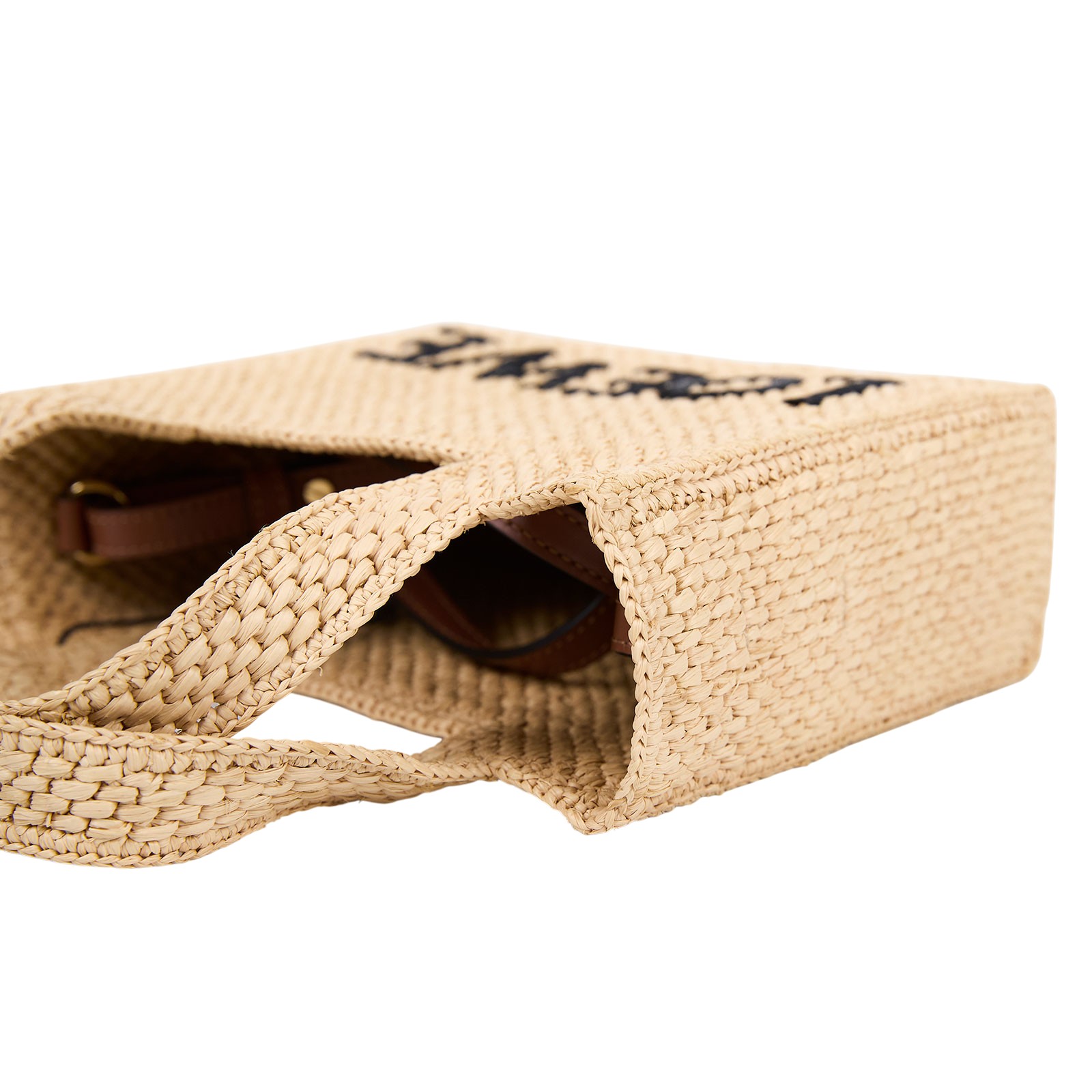 羅意威 LOEWE Follow Mini Font 托特包  草編FONT TOTE  MINI 2WAY 防塵袋