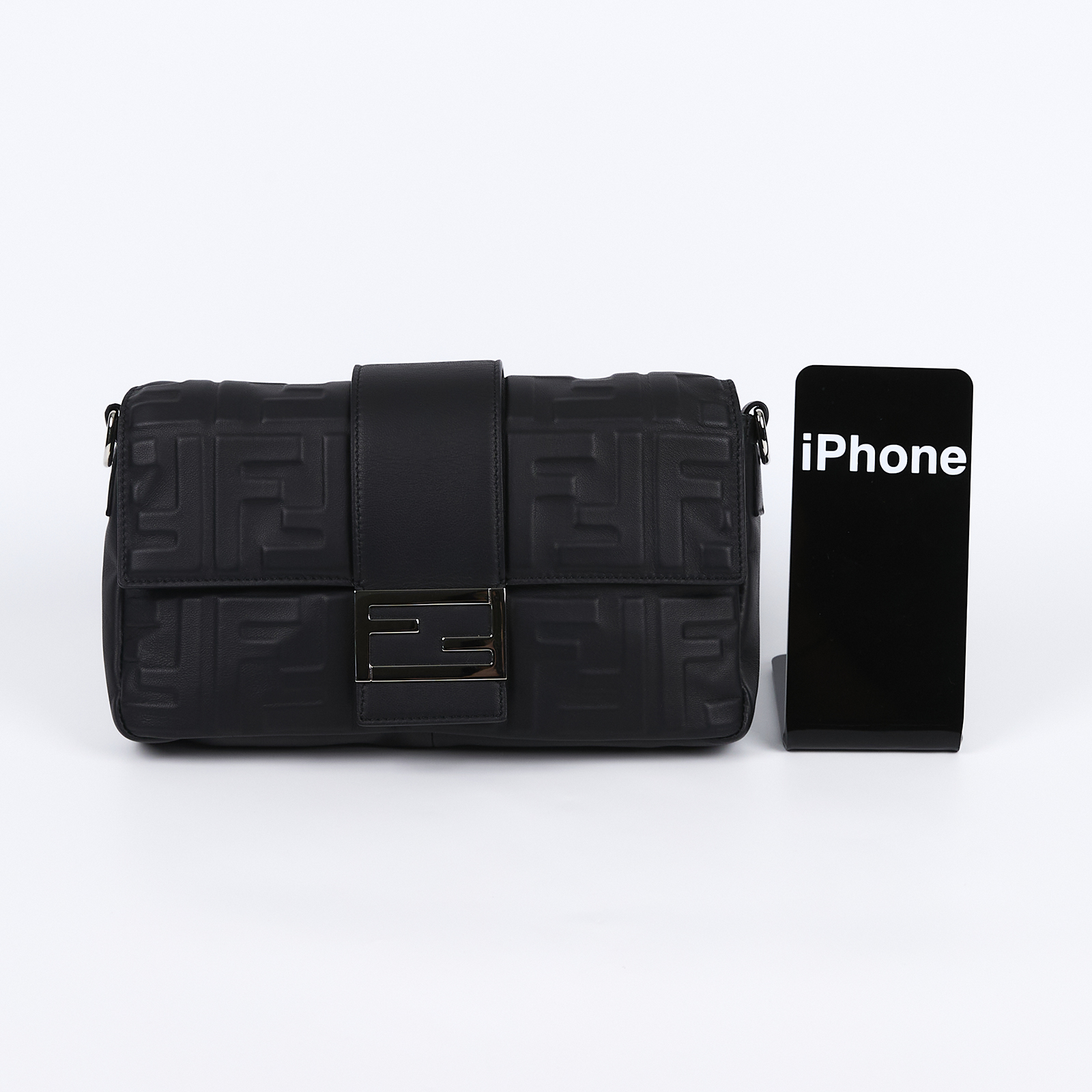 芬迪 FENDI Baguette 斜背包 7VA472A9ZC 男款黑BAGUETTE 防塵袋