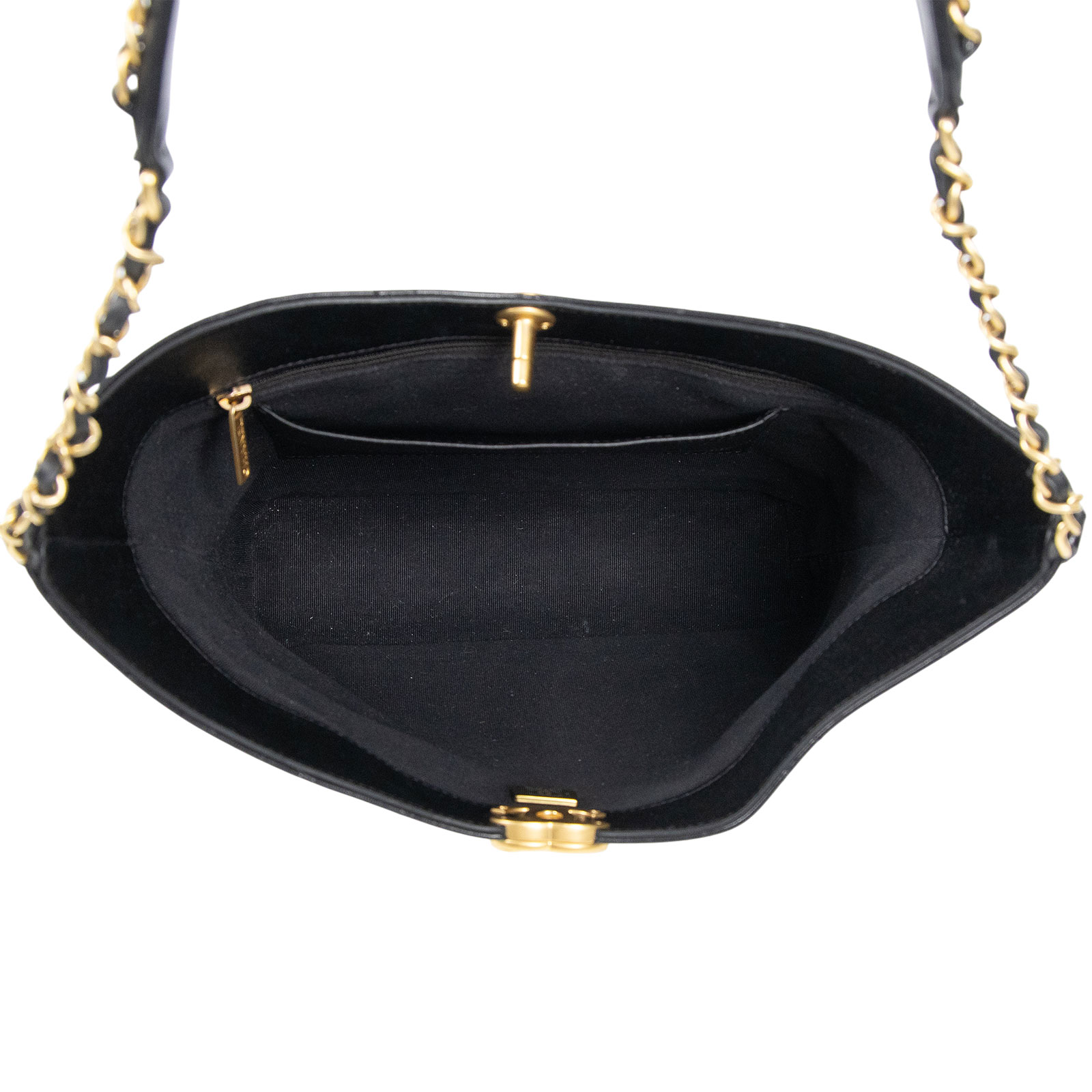 香奈兒 CHANEL 流浪包 Hobo Bag 肩背包 AS5549 B20290 晶片款 黑羊金扣HOBO 原廠盒子/防塵袋/購買證明