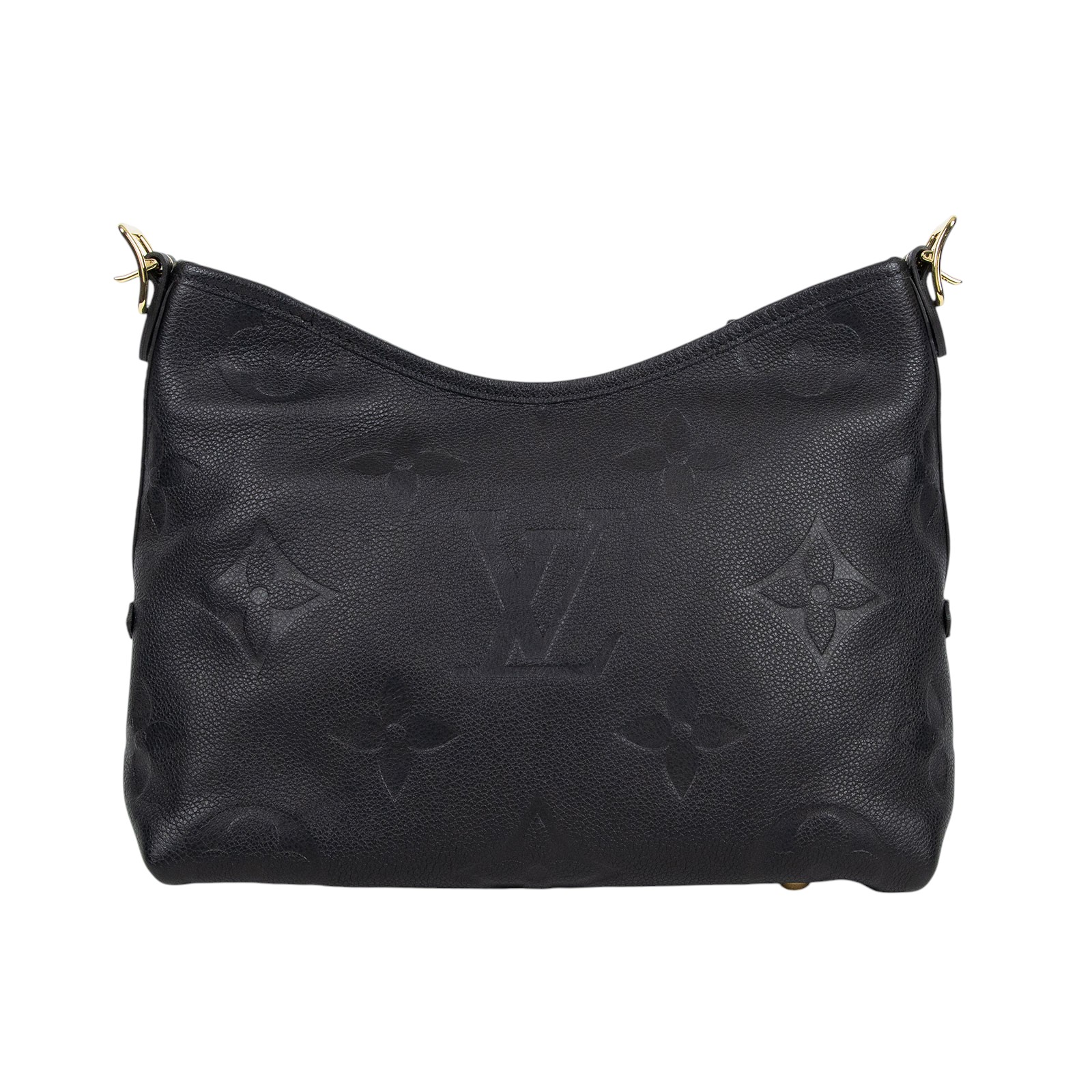 路易威登 LOUIS VUITTON CarryAll PM  黑色 牛皮 肩背包 M46288 晶片款 黑牛皮壓紋CARRYAll PM 防塵袋