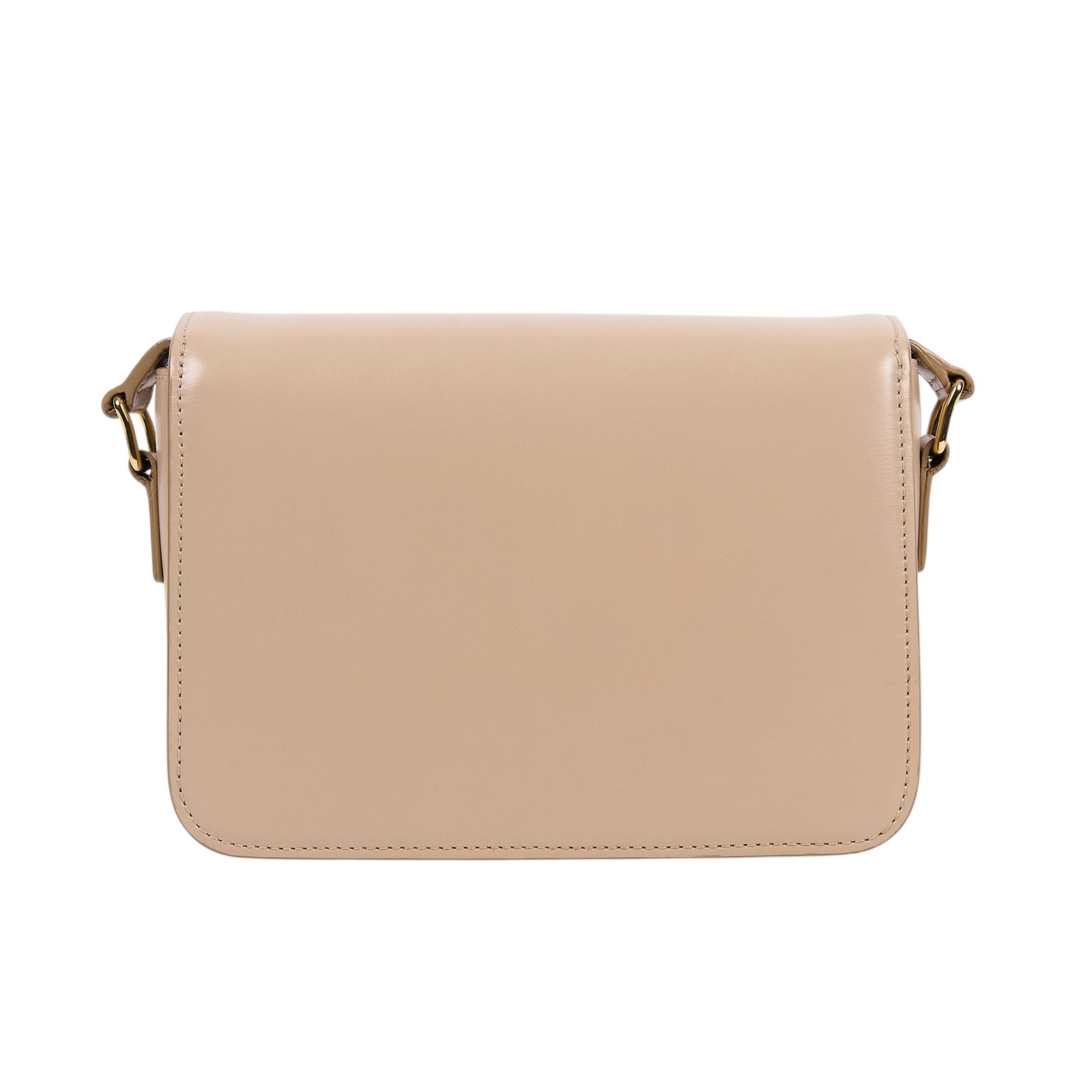 思琳 CELINE 亮面牛皮革 Teen Triomphe 凱旋門 肩背包 188423BF4 燕麥TEEN凱旋門肩背包 防塵袋