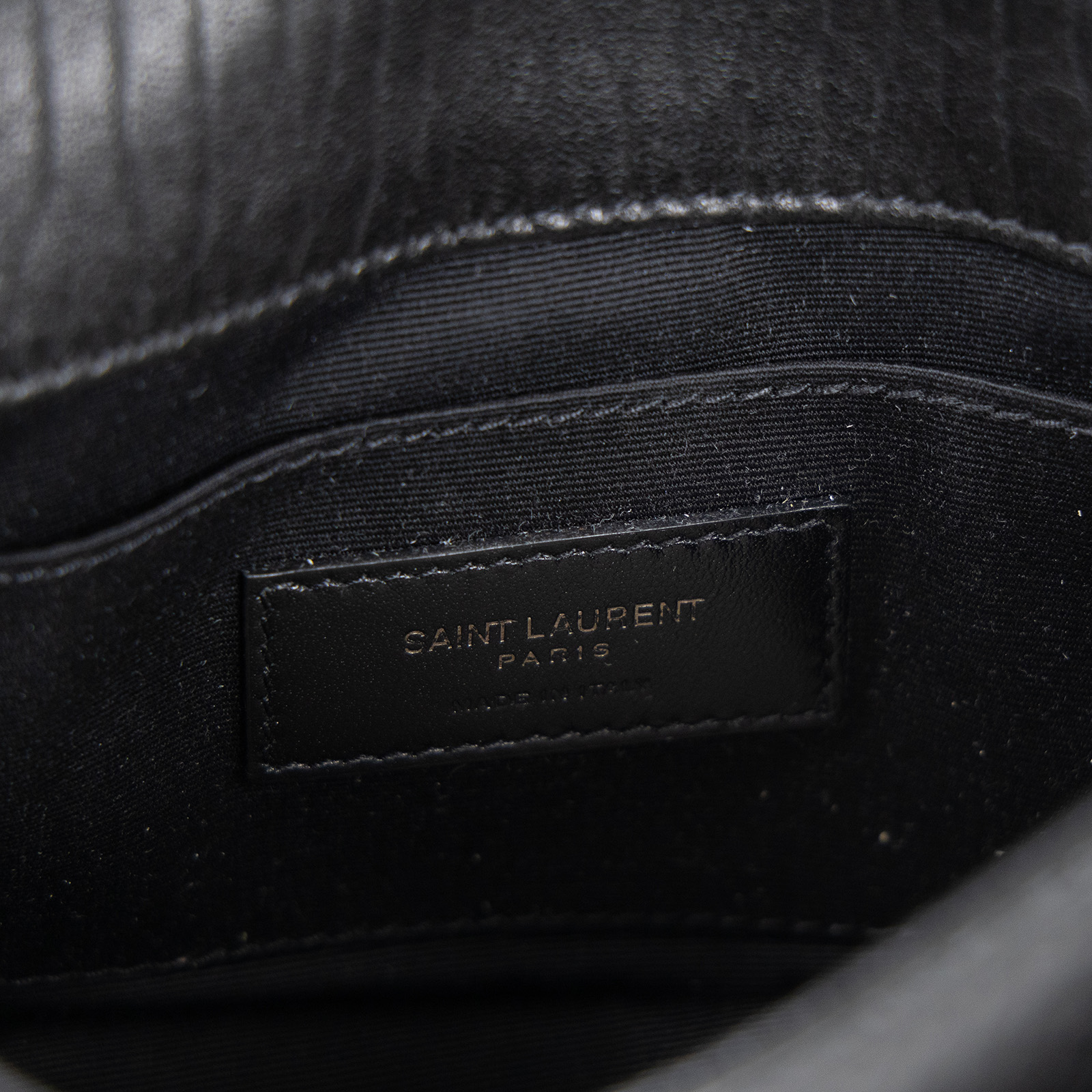 聖羅蘭 YSL SAINT LAURENT Niki 粒面小羊皮 迷你手袋 銀色五金 828736AACIA 黑銀粒面小羊皮NIKI MINI 原廠盒子/防塵袋