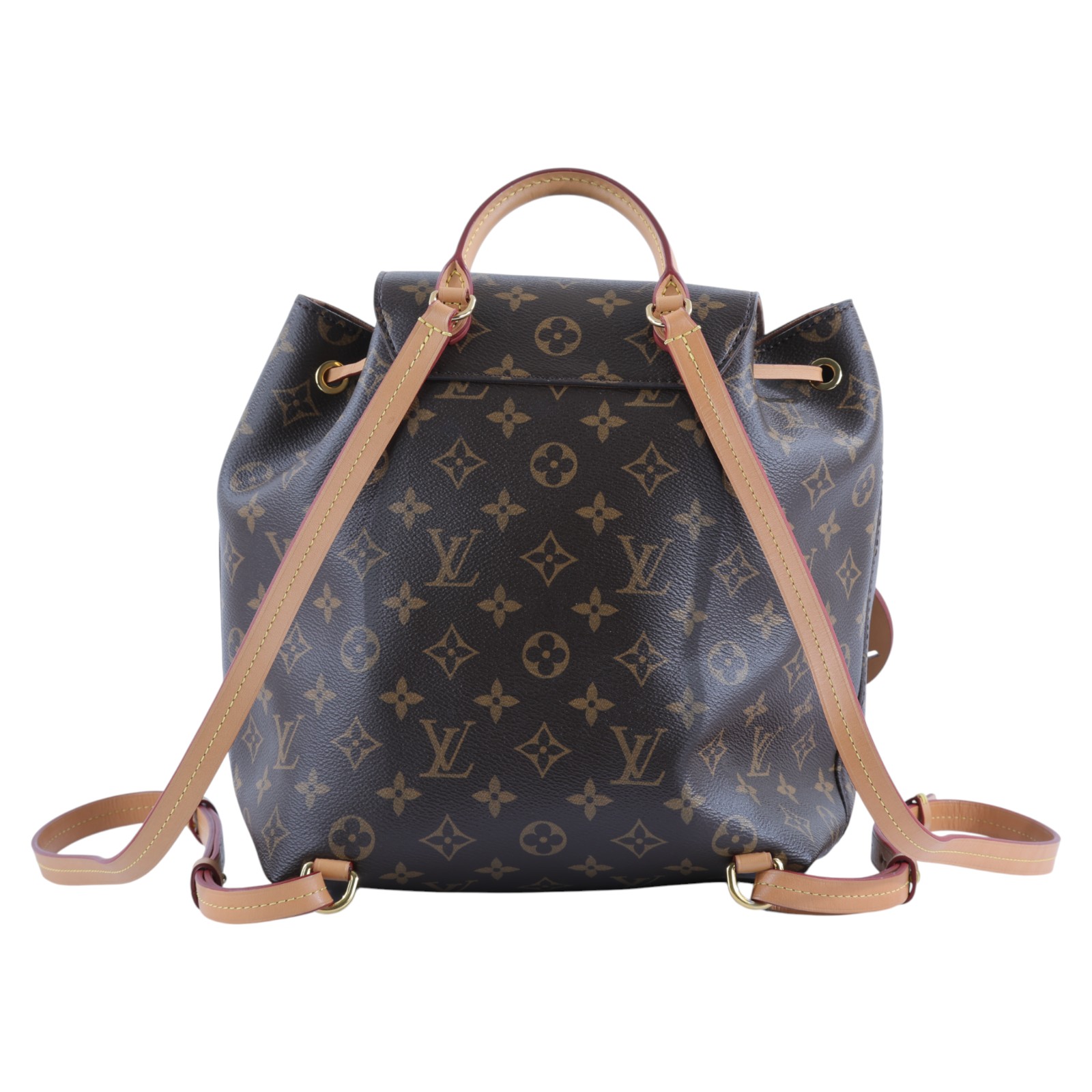 路易威登 LOUIS VUITTON Montsouris PM 後背包 經典帆布 M45501 晶片款  防塵袋/原廠盒子/購買證明