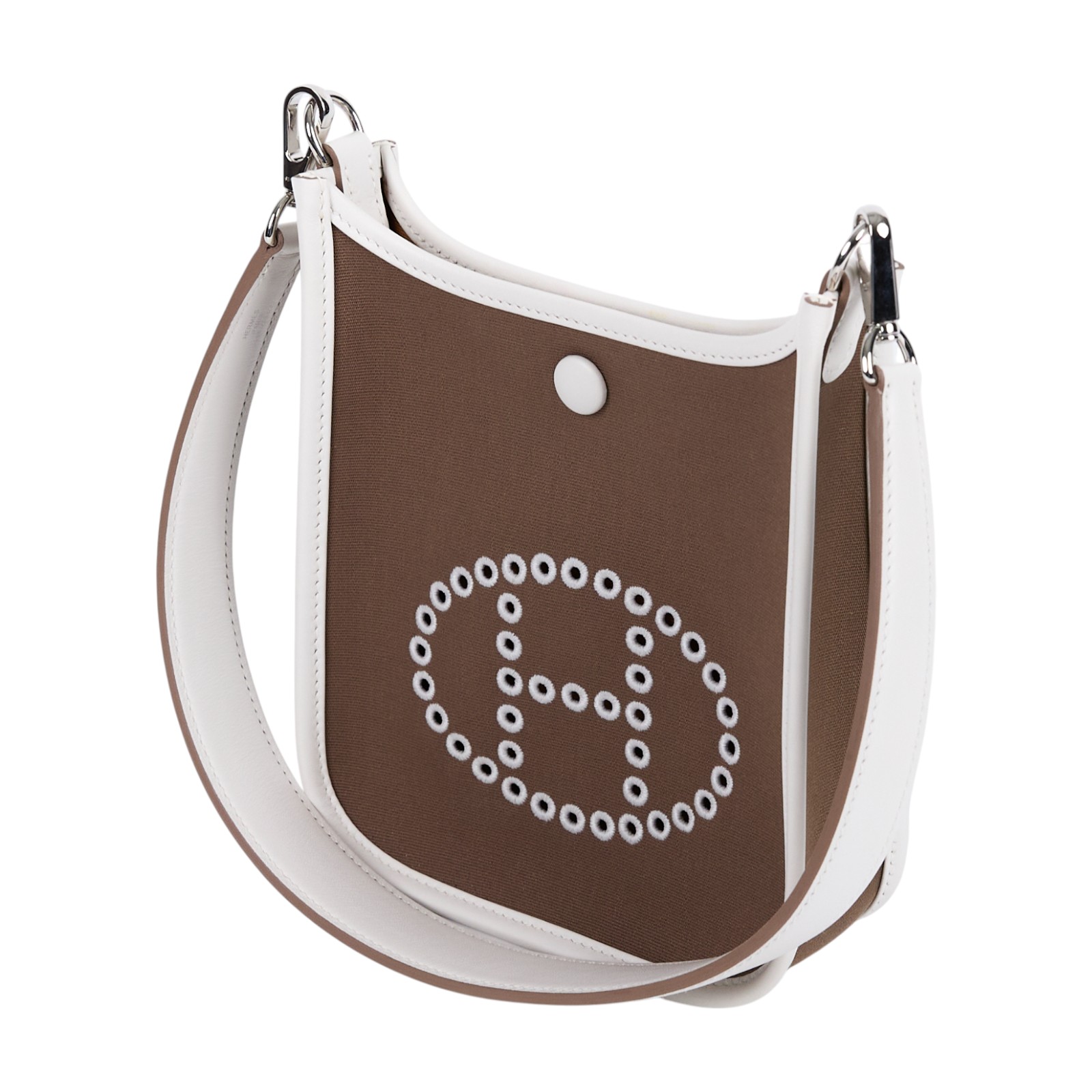 愛馬仕 Hermes Evelyne Bag Mini 伊芙琳包 Evelyne 16 銀色五金 大象灰 沙咖色 珍珠灰 H084545CKAE /  原廠盒子/防塵袋/購買證明