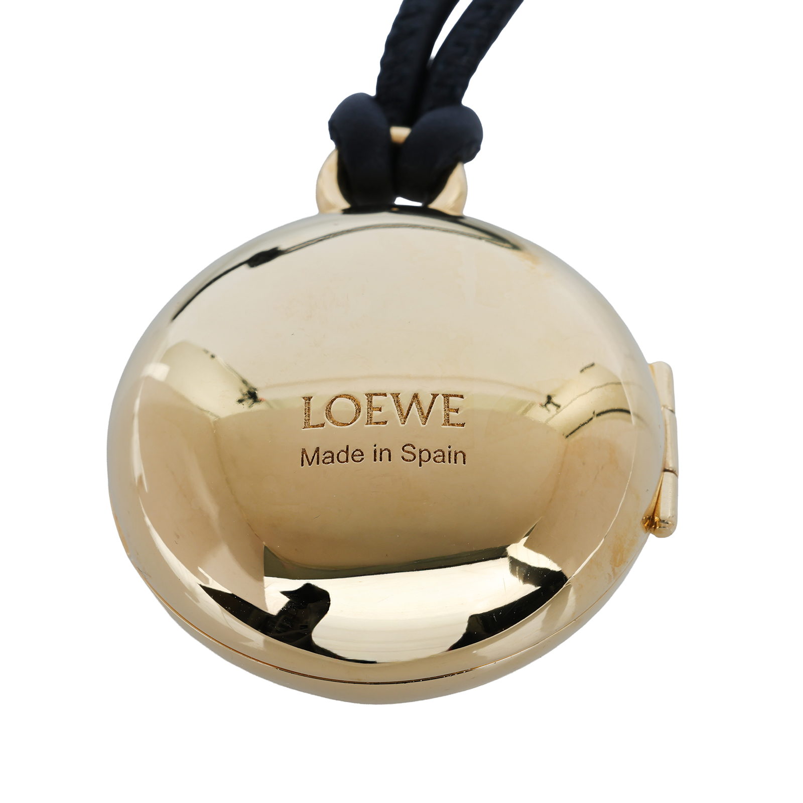 羅意威 LOEWE Pebble Locket Charm 吊飾 C621232XFX 金屬鏡子吊飾 原廠盒子/防塵袋