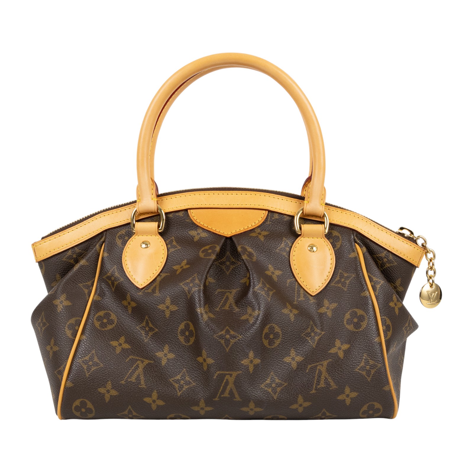 路易威登 LOUIS VUITTON Tivoli PM 經典帆布 M40143 棕原花Tivoli PM 手提包 防塵袋