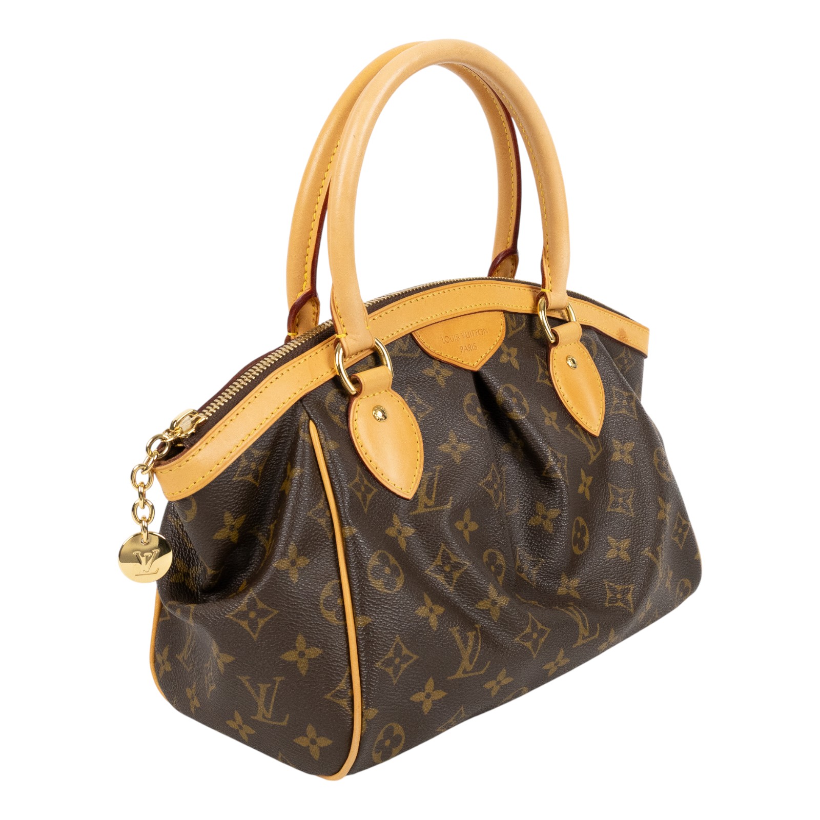 路易威登 LOUIS VUITTON Tivoli PM 經典帆布 M40143 棕原花Tivoli PM 手提包 防塵袋