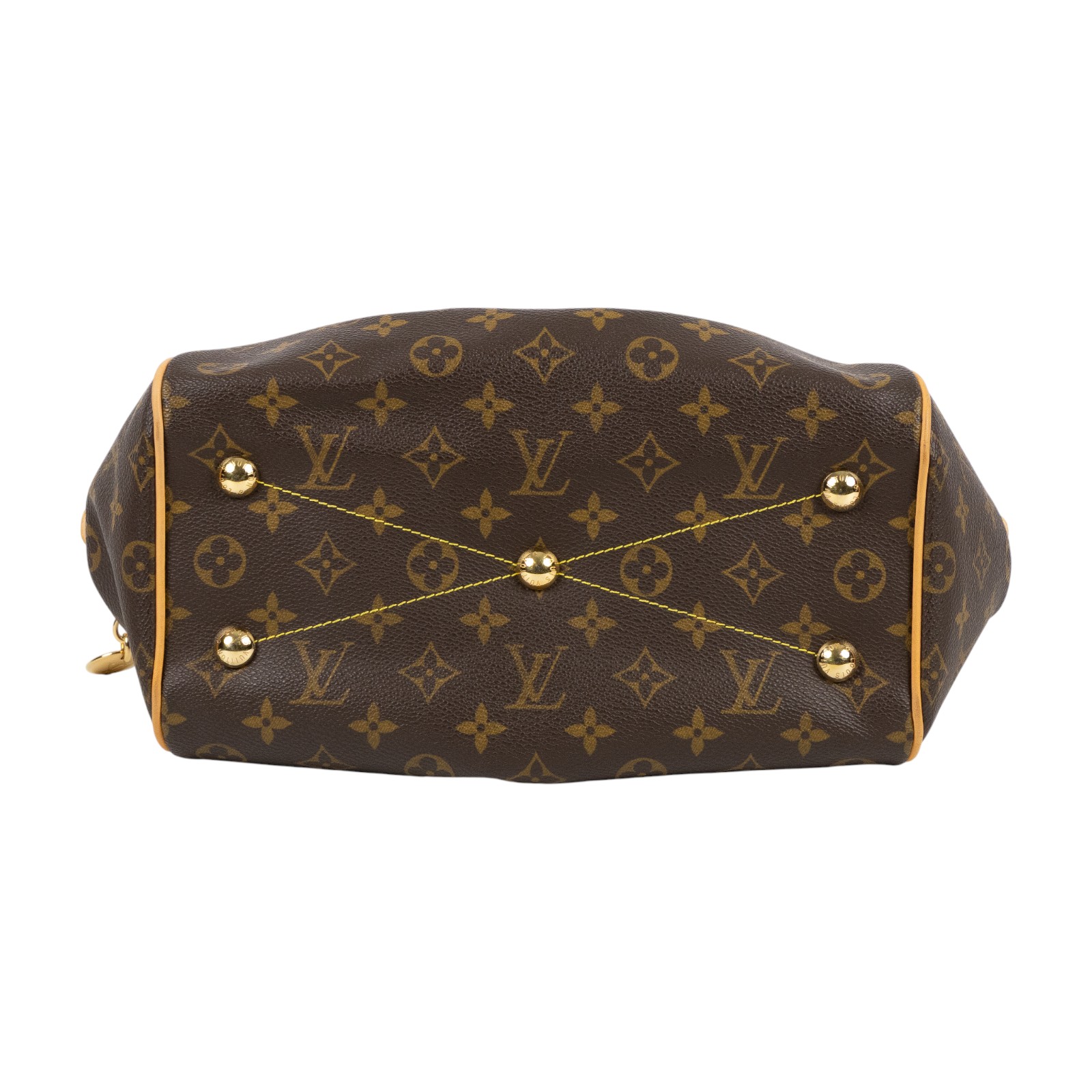 路易威登 LOUIS VUITTON Tivoli PM 經典帆布 M40143 棕原花Tivoli PM 手提包 防塵袋