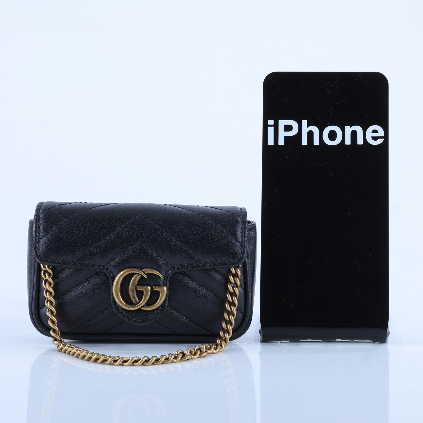 古馳 GUCCI GG Marmont 迷你 卡包 手拿包 575161 DTDCT 黑MARMONT MINI 原廠盒子/防塵袋