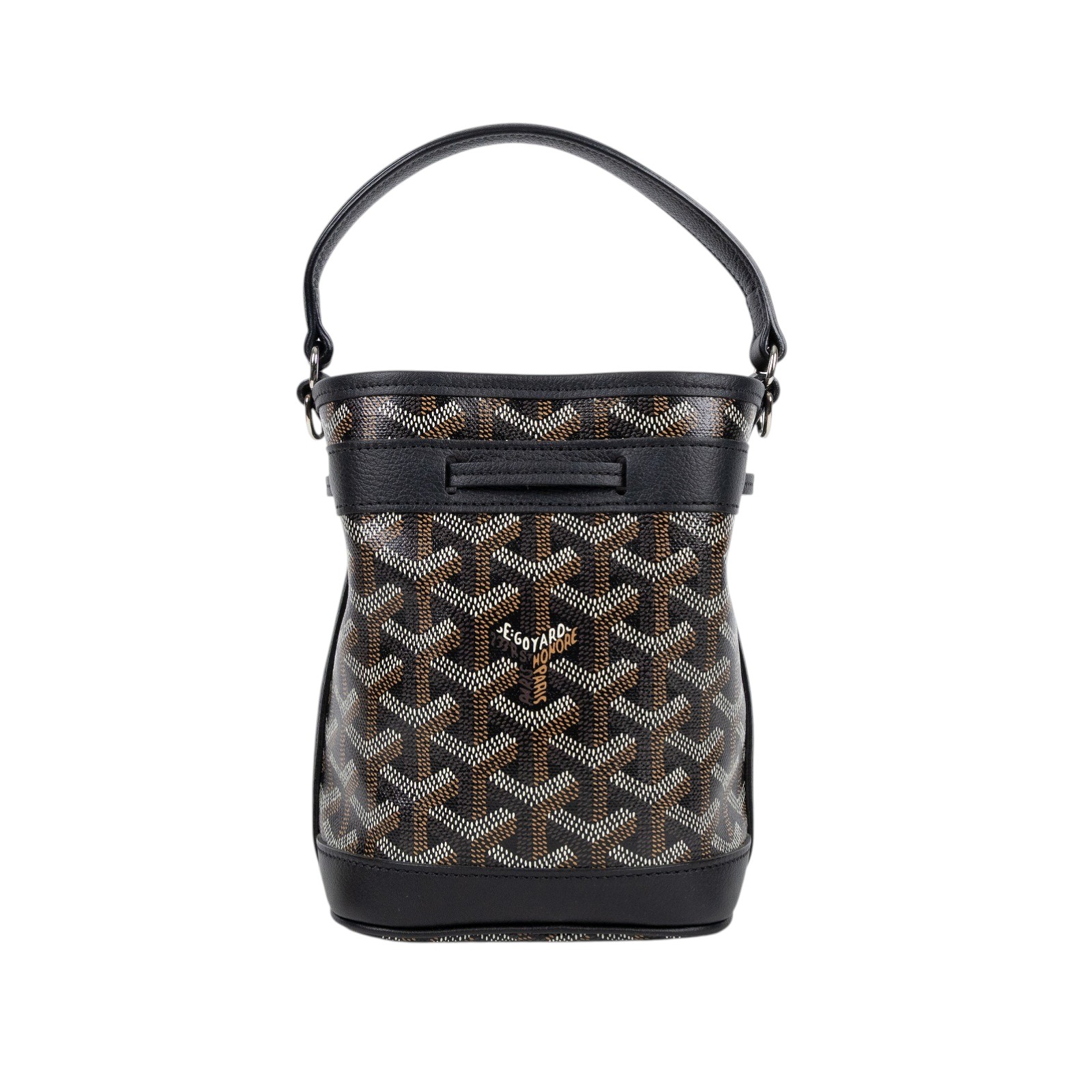 高雅德 GOYARD Petit Flot Bucket Mini Bag 水桶包 PEFLOTMINTY  防塵袋/國外購買證明