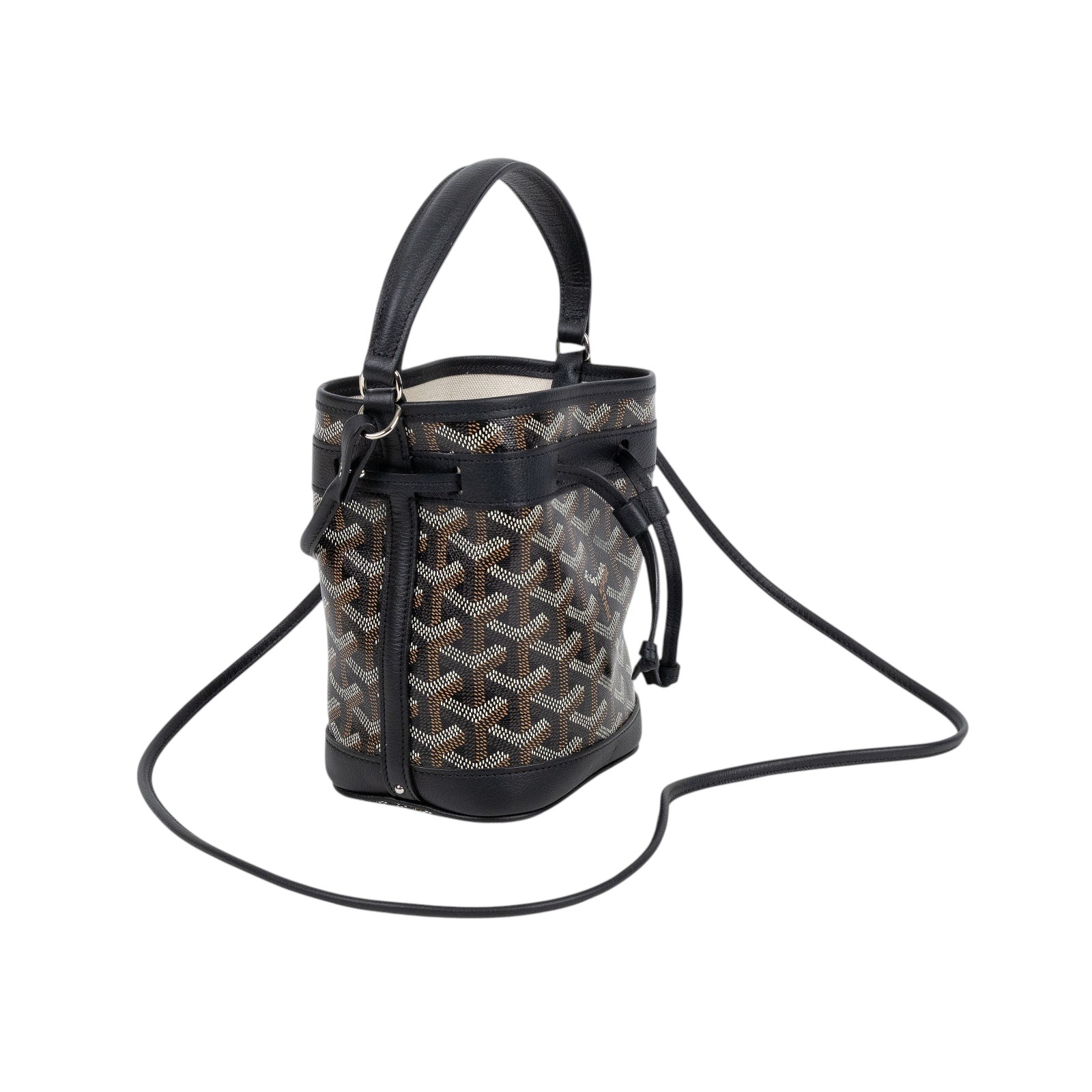 高雅德 GOYARD Petit Flot Bucket Mini Bag 水桶包 PEFLOTMINTY  防塵袋/國外購買證明