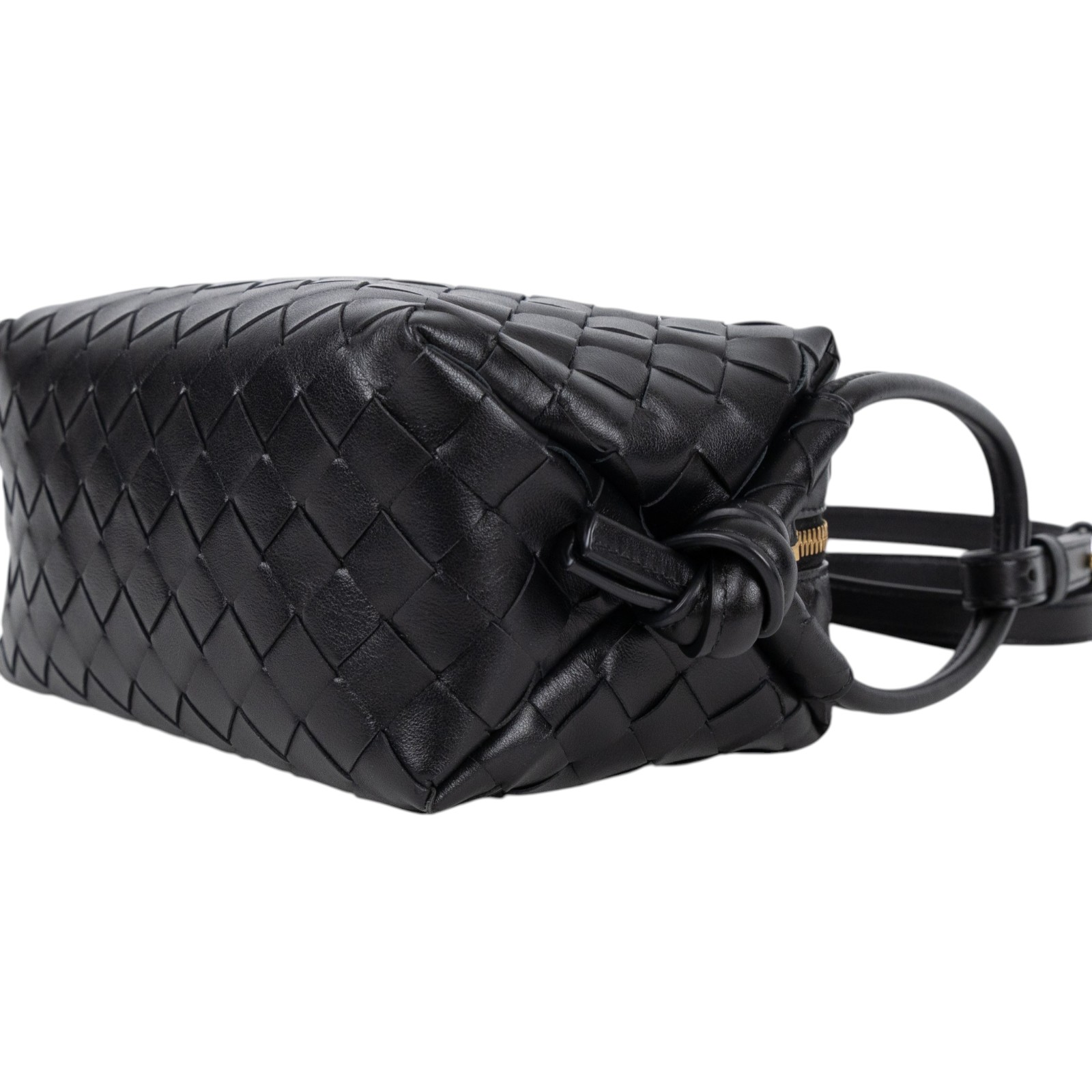 寶緹嘉 BOTTEGA VENETA Loop Top 編織 手提包 肩背包 796615V2HL1 黑LOOP TOP HANDLE 無附屬品