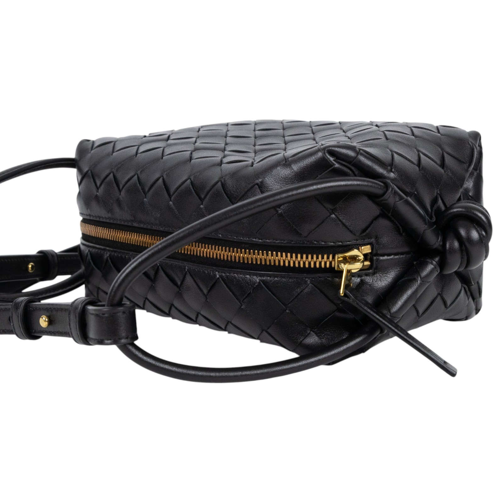 寶緹嘉 BOTTEGA VENETA Loop Top 編織 手提包 肩背包 796615V2HL1 黑LOOP TOP HANDLE 無附屬品