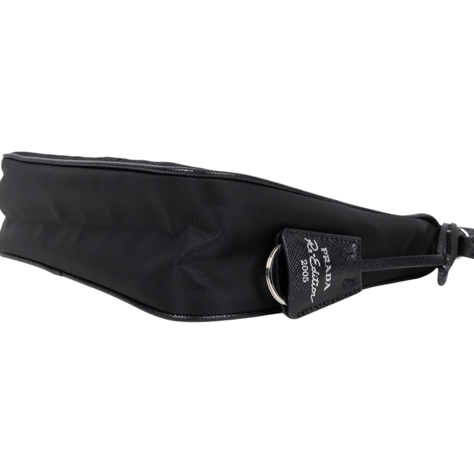 普拉達 PRADA Prada Re-Edition 環保尼龍 迷你袋 1NE204_R064 黑尼龍HOBO腋下包 防塵袋/保證卡