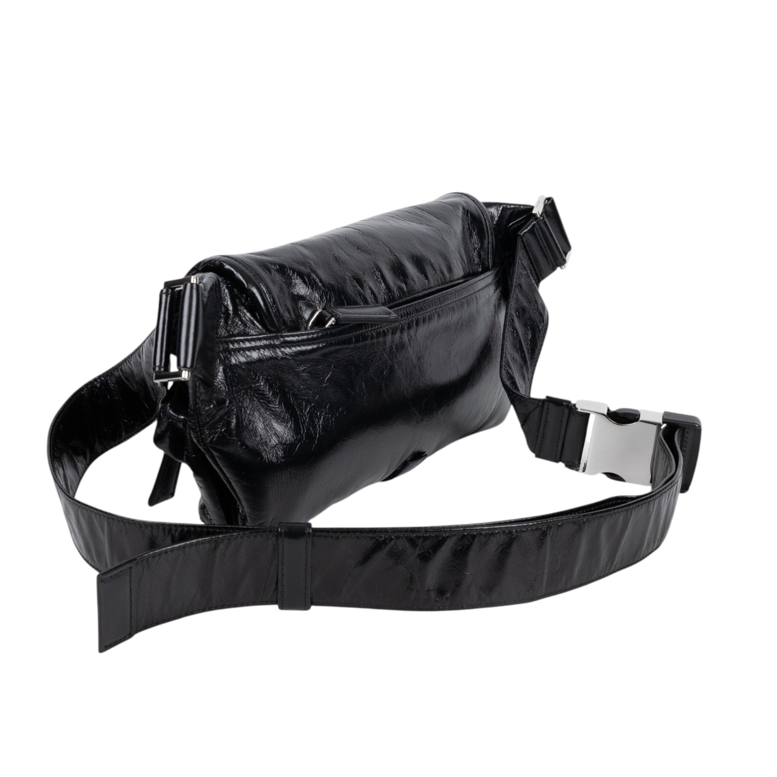 普拉達 PRADA Re Nylon 皮革 腰包 斜背包 2VH174_2CX7 黑腰包 防塵袋/保證卡