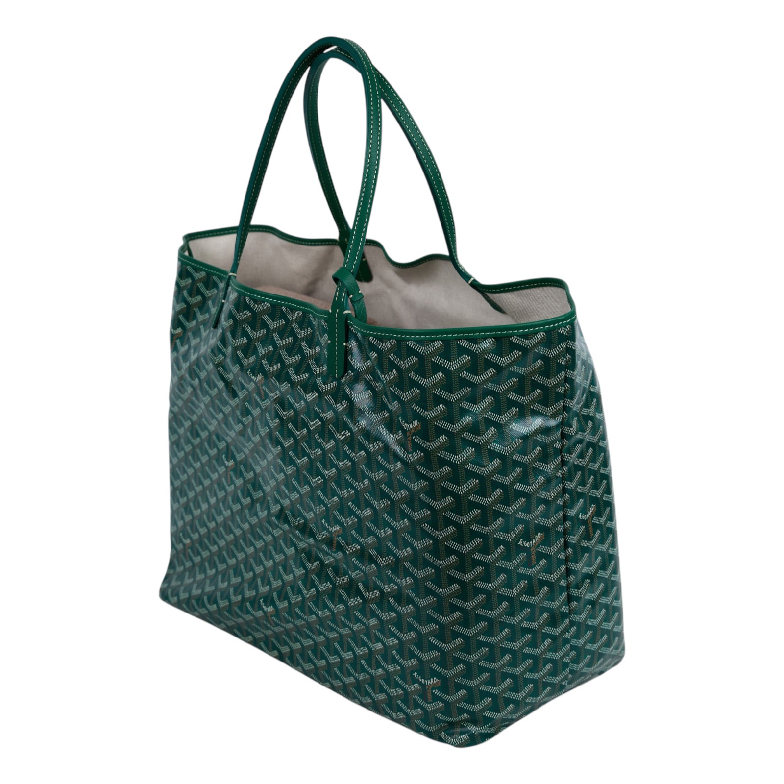 高雅德 GOYARD Saint Louis GM Bag 托特包 STLOUIGMLTY 綠SAINT LOUIS GM 防塵袋/購買證明
