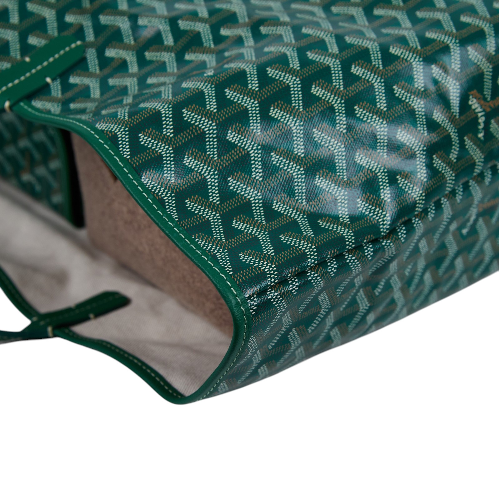 高雅德 GOYARD Saint Louis GM Bag 托特包 STLOUIGMLTY 綠SAINT LOUIS GM 防塵袋/購買證明