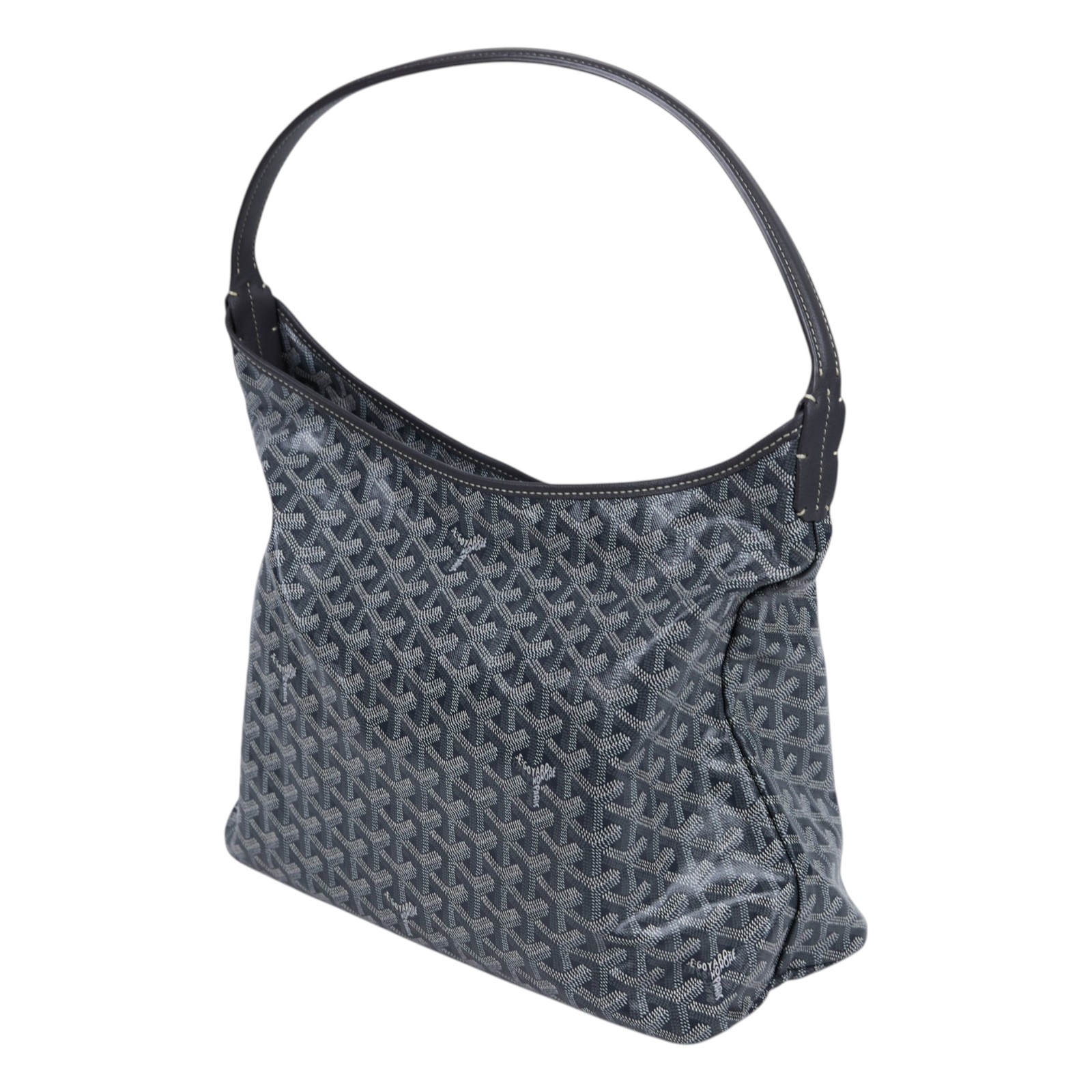 高雅德 GOYARD Bohème Hobo Bag PM 托特包 BOHEMEPMLTY 灰HOBO PM 防塵袋/購買證明