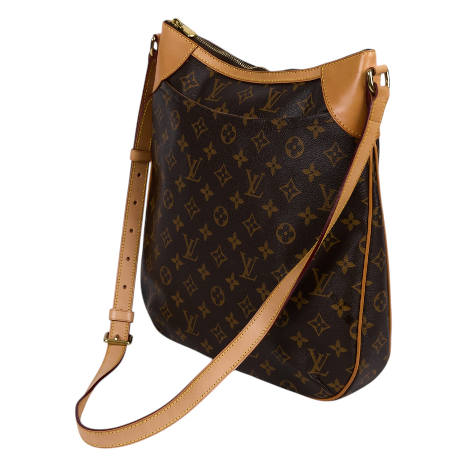 路易威登 LOUIS VUITTON Odéon MM 拉鏈 肩背包 M56389 原花ODEON MM 防塵袋