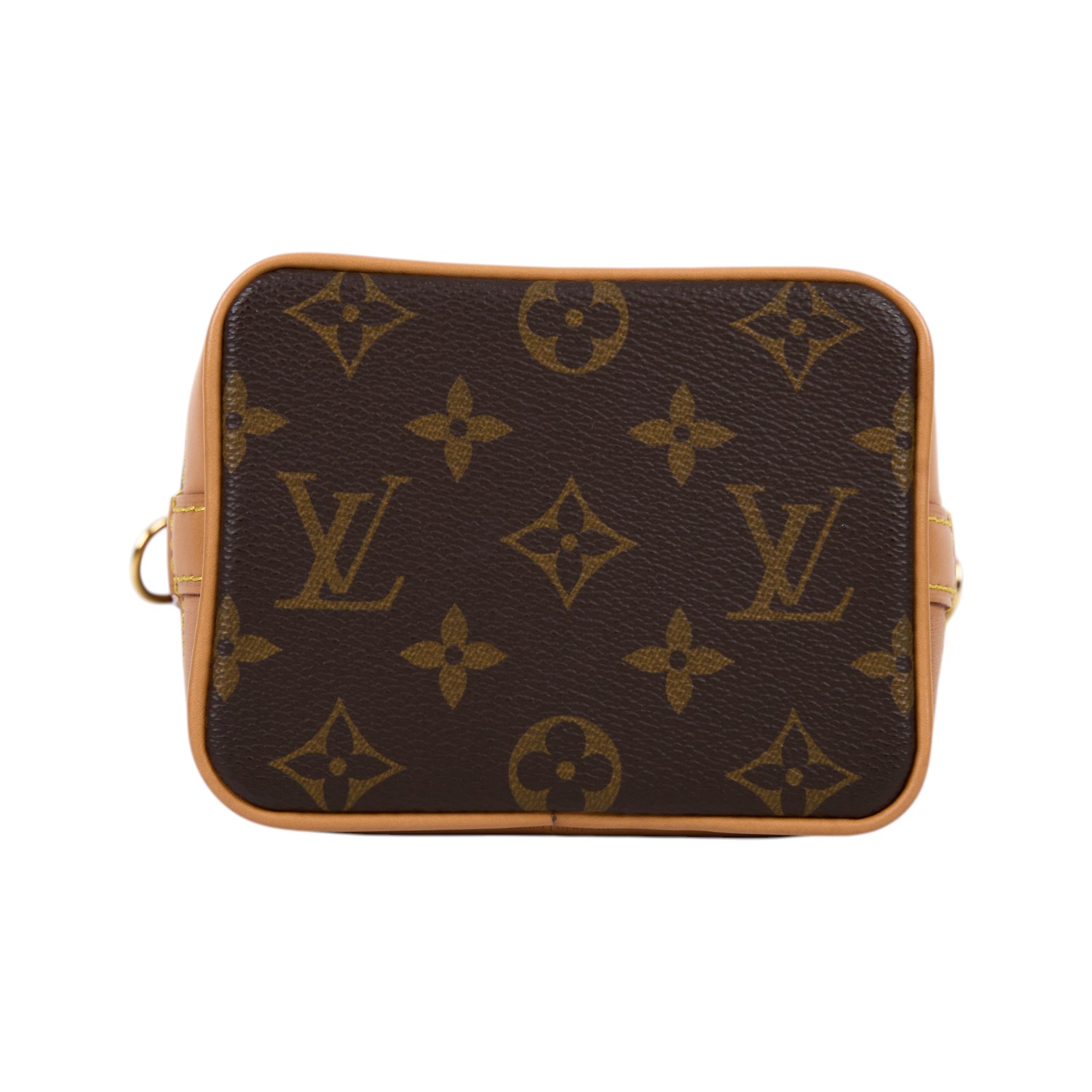 路易威登 LOUIS VUITTON Nano Noé 原花 束口水桶包 M81266 晶片款 原花 NANO NOE水桶包 原廠盒子/防塵袋