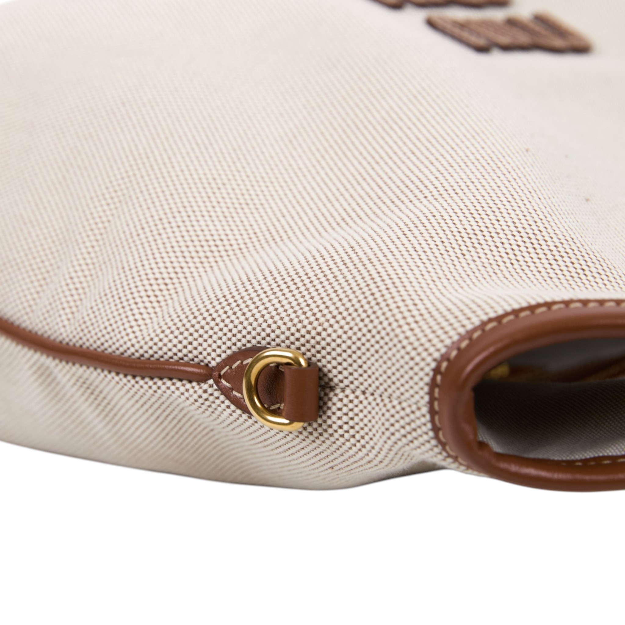 繆繆 MIU MIU Ivy 帆布手袋 標準 5BG231_ACRN 帆布IVY肩背包 防塵袋