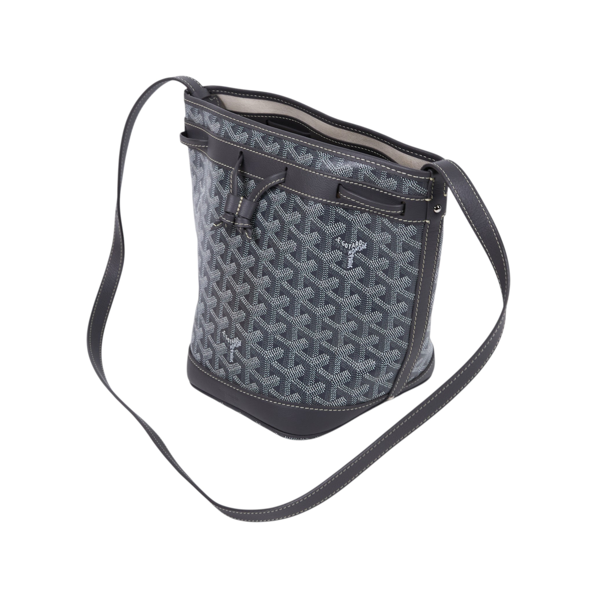高雅德 GOYARD Petit Flot Bucket PM Bag 水桶包 PEFLOTPMLTY 灰PETIT FLOT PM水桶包 防塵袋
