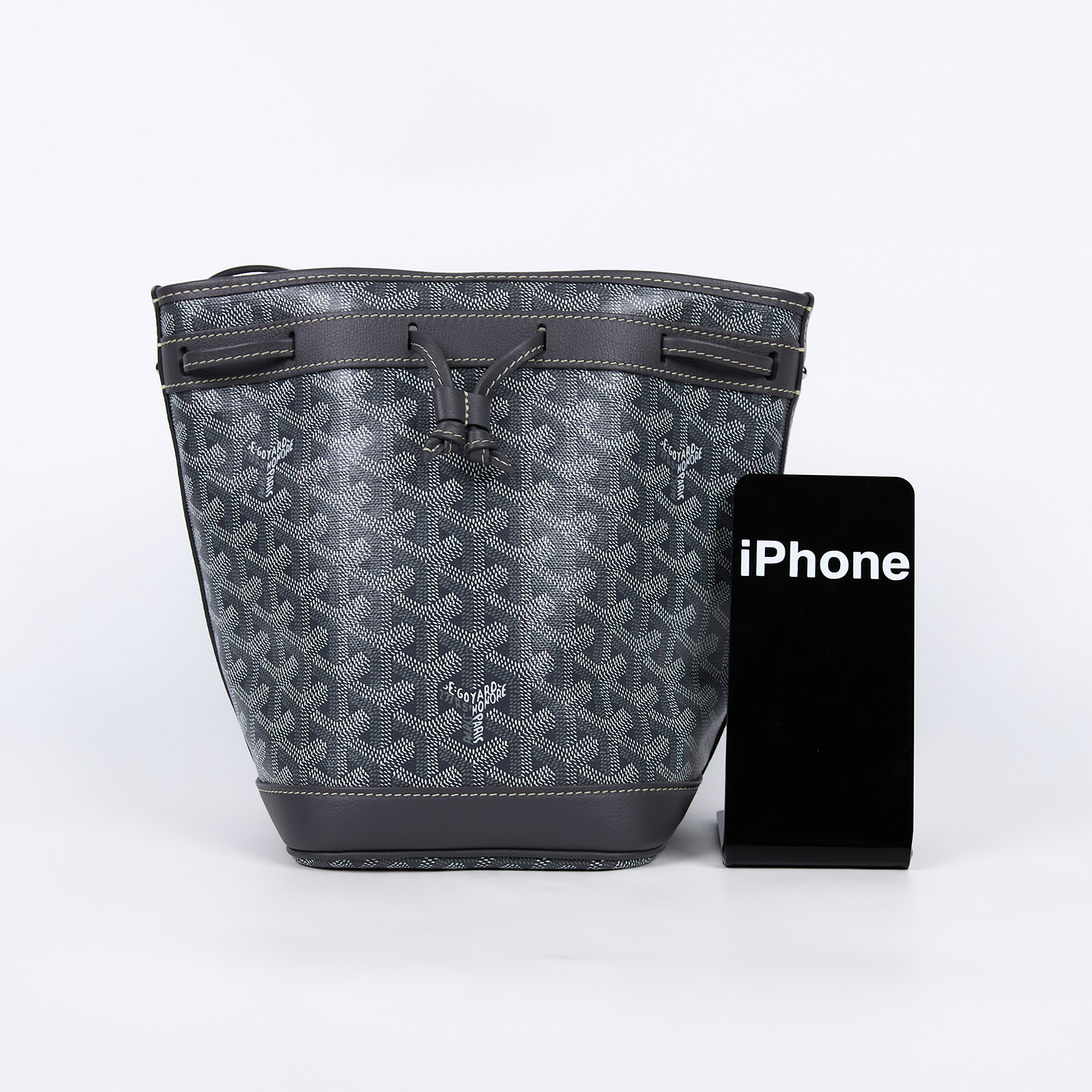 高雅德 GOYARD Petit Flot Bucket PM Bag 水桶包 PEFLOTPMLTY 灰PETIT FLOT PM水桶包 防塵袋