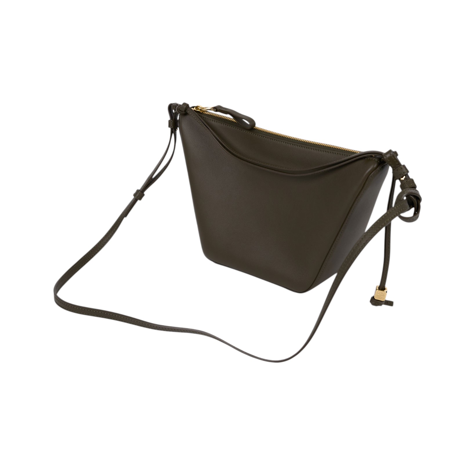 羅意威 LOEWE Mini Hammock Hobo bag 迷你 吊床包 A538G13X01 墨綠HAMMOCK HOBO MINI 防塵袋/購買證明