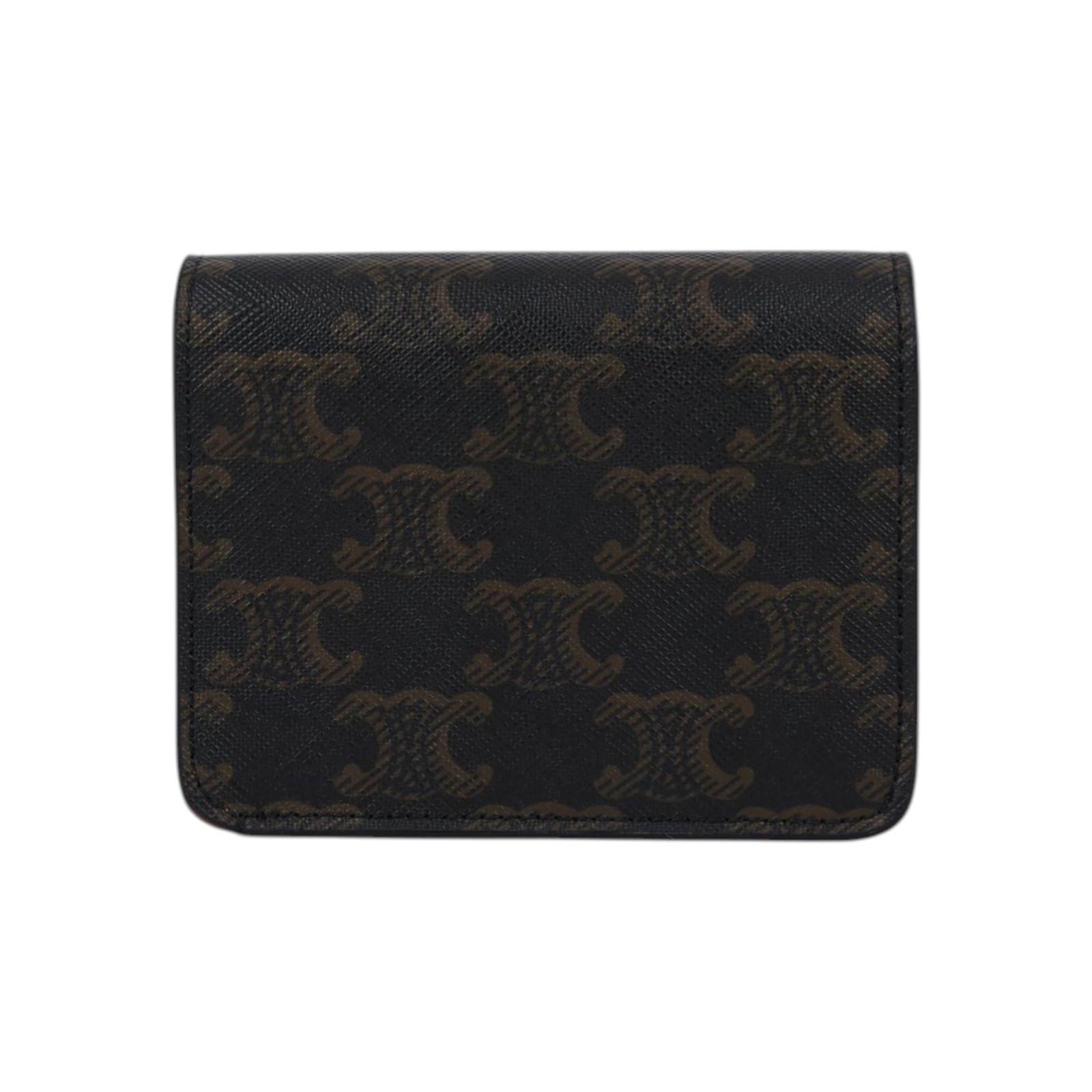 思琳 CELINE 標誌印花 Compact 錢包 短夾 10K622CQH TRIOMPHE標誌印花COMPACT暗釦短夾 原廠盒子/防塵袋