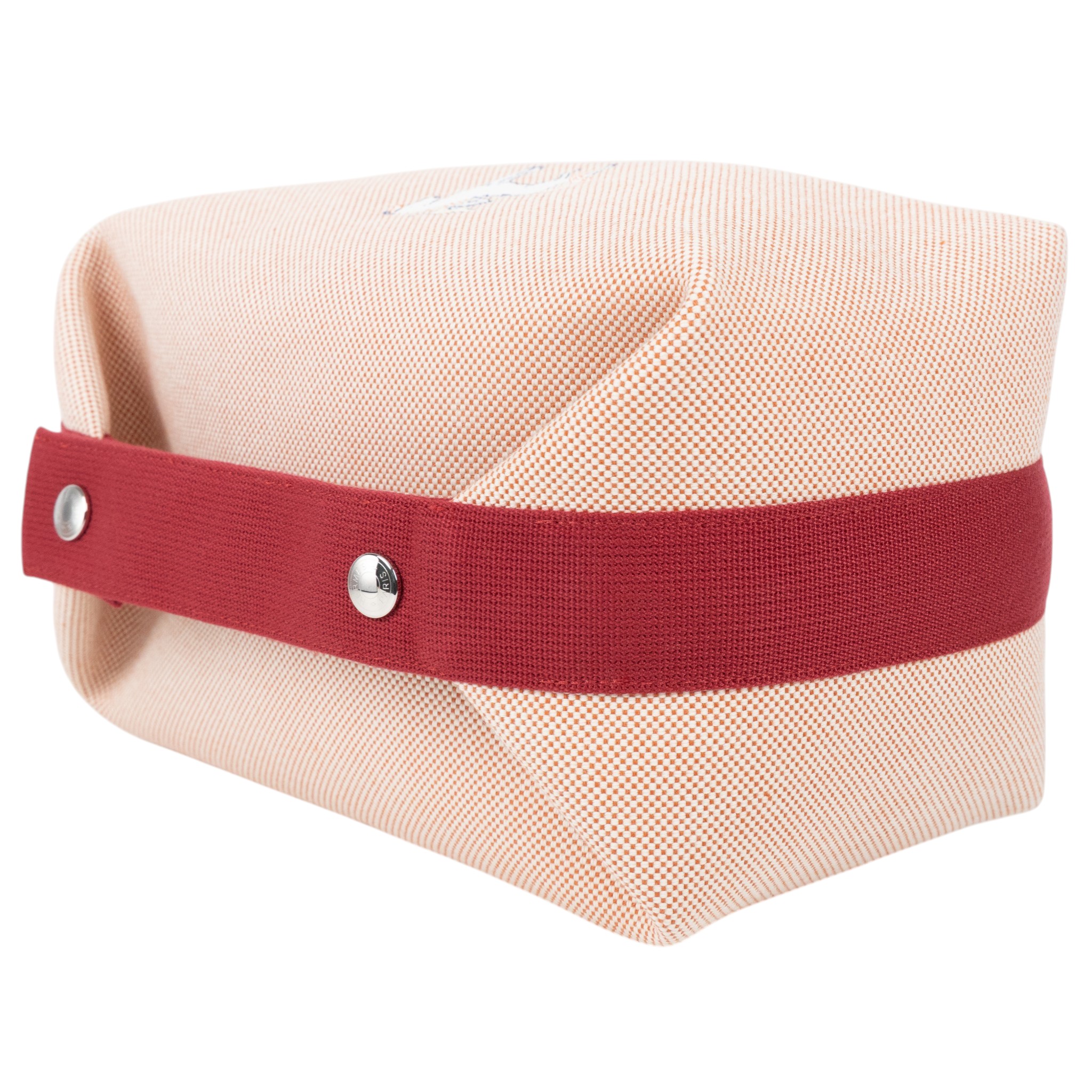 愛馬仕 Hermes Bride a Brac Cabriole 收納包 大型 棕紅色 H103587Mv02 H103587M 02  購買證明影本