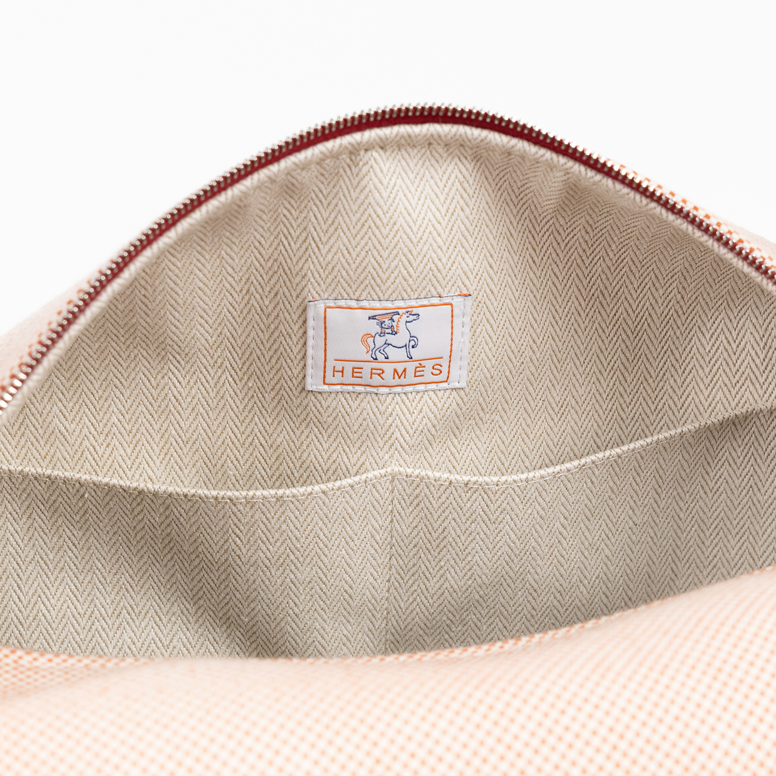 愛馬仕 Hermes Bride a Brac Cabriole 收納包 大型 棕紅色 H103587Mv02 H103587M 02  購買證明影本