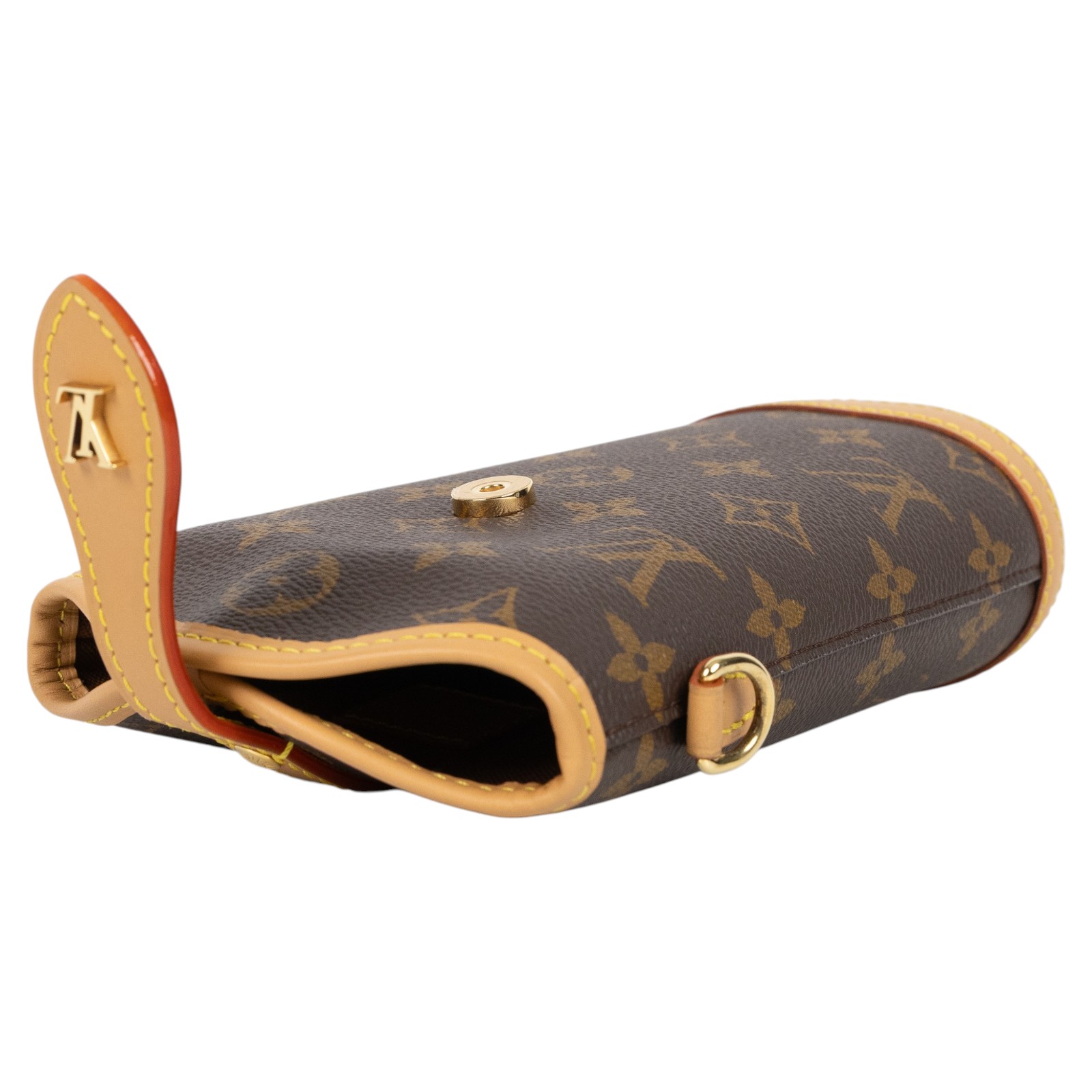 路易威登 LOUIS VUITTON Fold Me Pouch 隨身包 薯條包 M80874 晶片款 原花FOLD ME肩背包 原廠盒子/防塵袋/購買證明