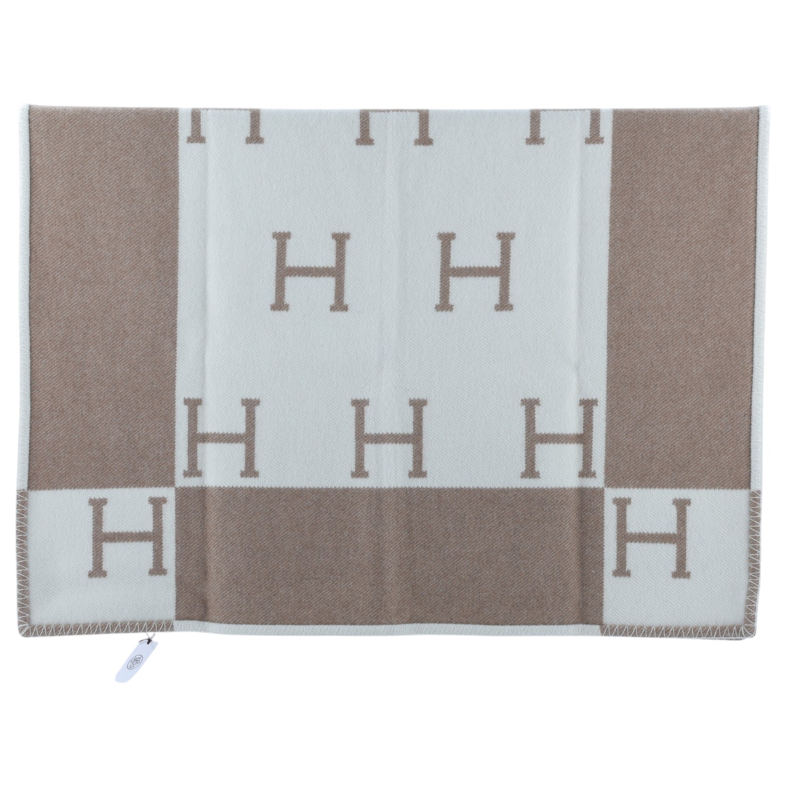 愛馬仕 Hermes Avalon 嬰兒毛毯 中榛子色 H102704Mv11  卡其Avalon嬰兒毛毯 原廠盒子