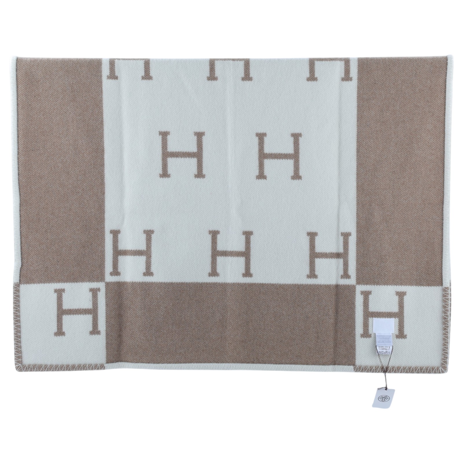 愛馬仕 Hermes Avalon 嬰兒毛毯 中榛子色 H102704Mv11  卡其Avalon嬰兒毛毯 原廠盒子