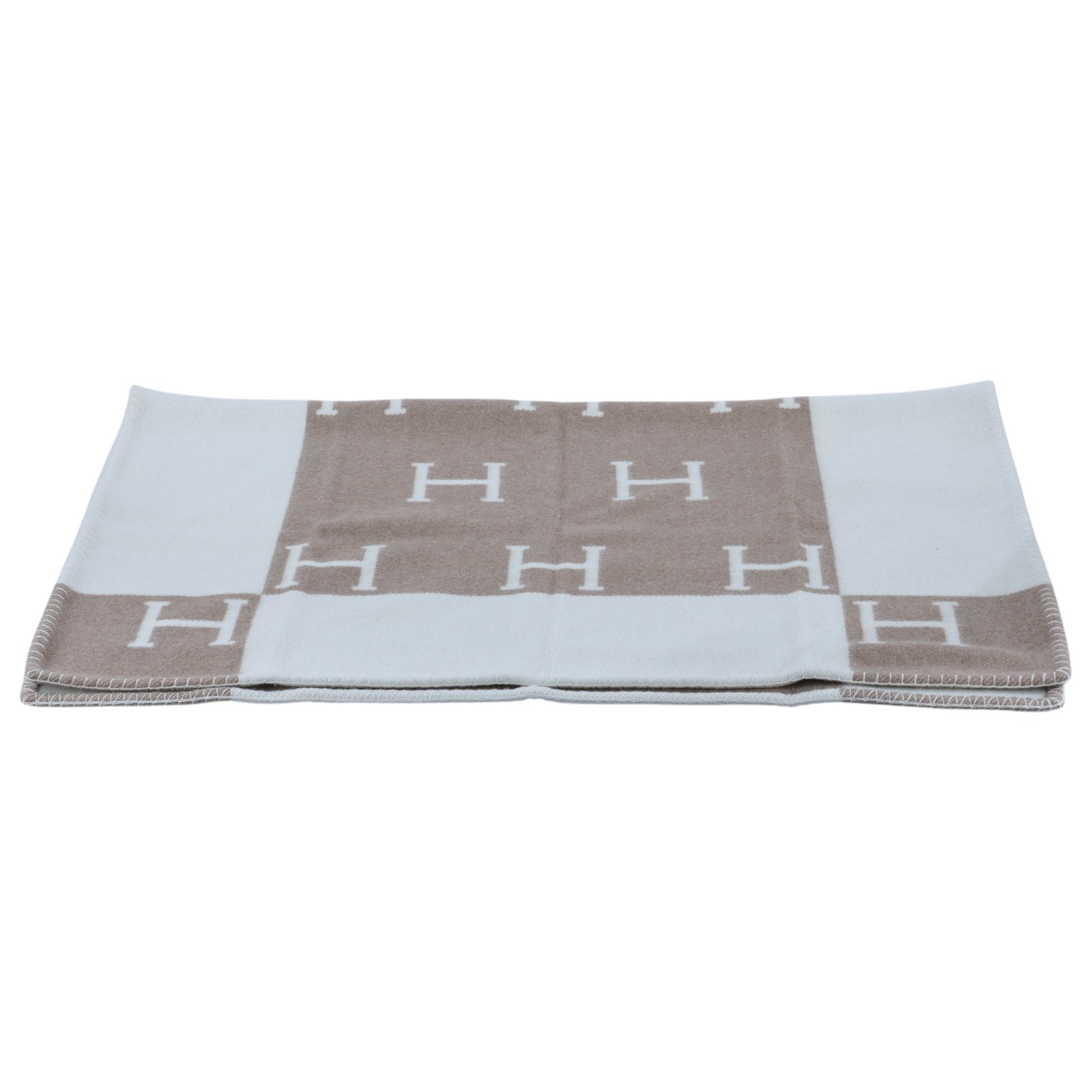 愛馬仕 Hermes Avalon 嬰兒毛毯 中榛子色 H102704Mv11  卡其Avalon嬰兒毛毯 原廠盒子