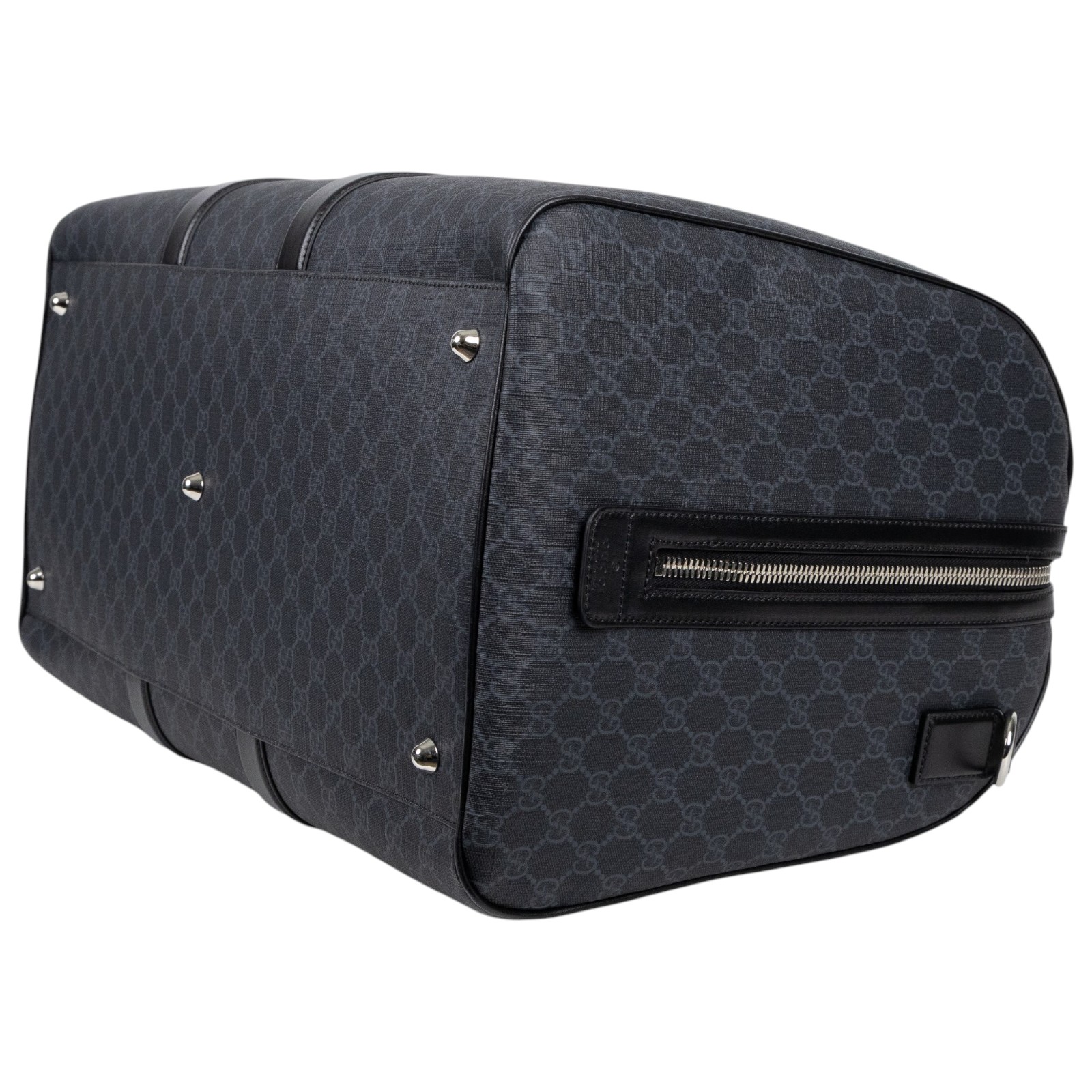 古馳 GUCCI GG Supreme 旅行袋 手提包 肩背包 792075 FADJA 黑原花旅行袋 無附屬品