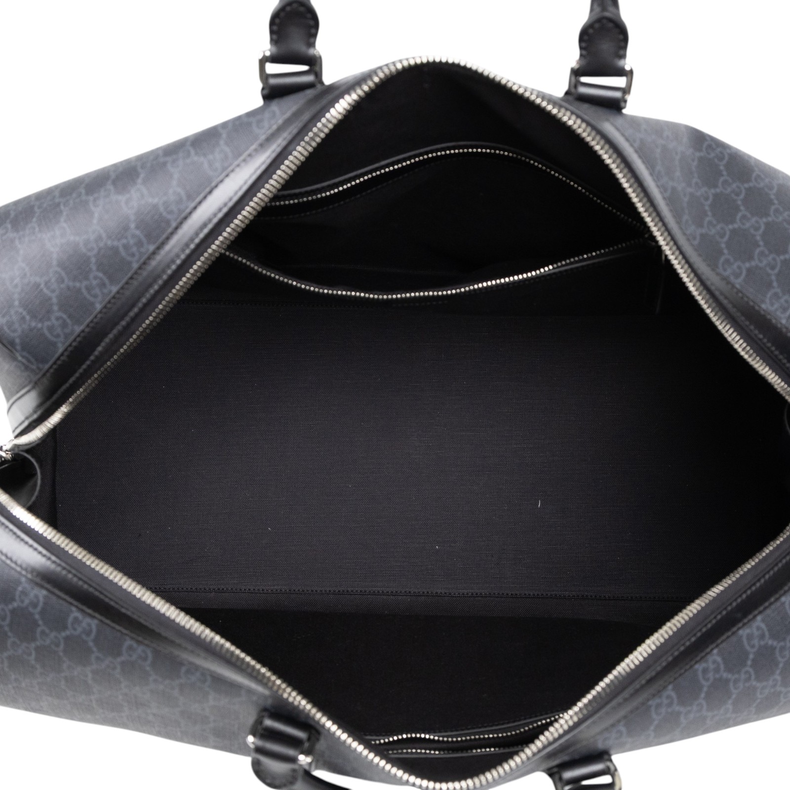 古馳 GUCCI GG Supreme 旅行袋 手提包 肩背包 792075 FADJA 黑原花旅行袋 無附屬品